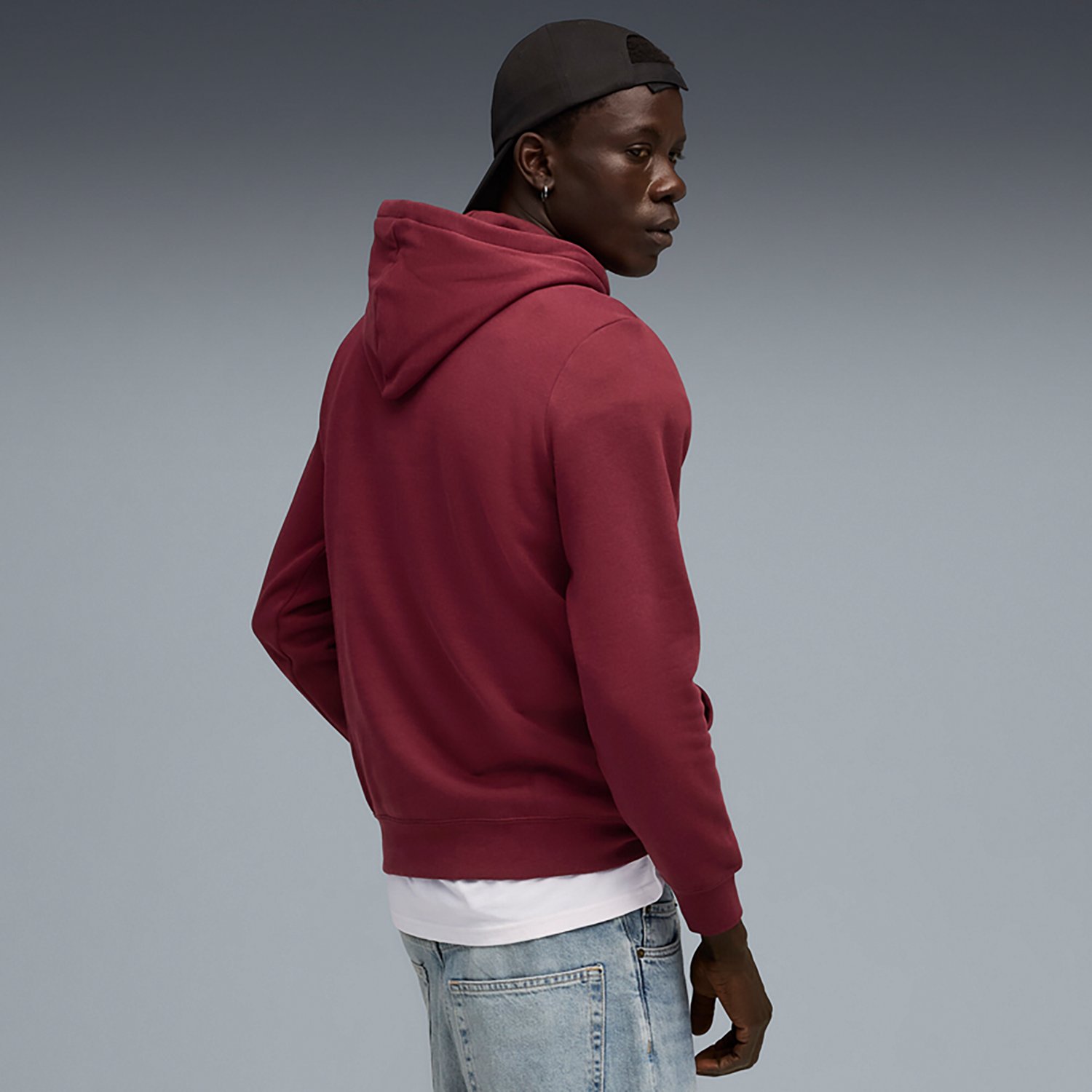 PUMA Men's Small Logo Fleece Hoodie - view number 2