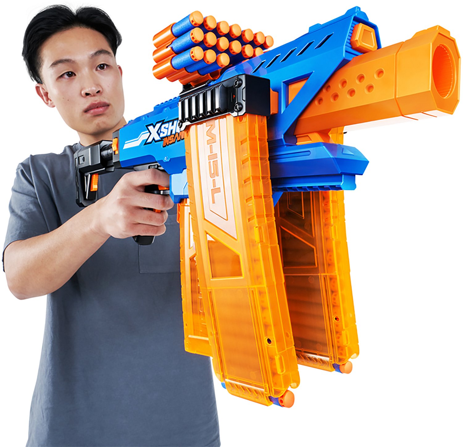 ZURU XSHOT Insanity Motorized Clip Mania Dart Blaster - view number 4