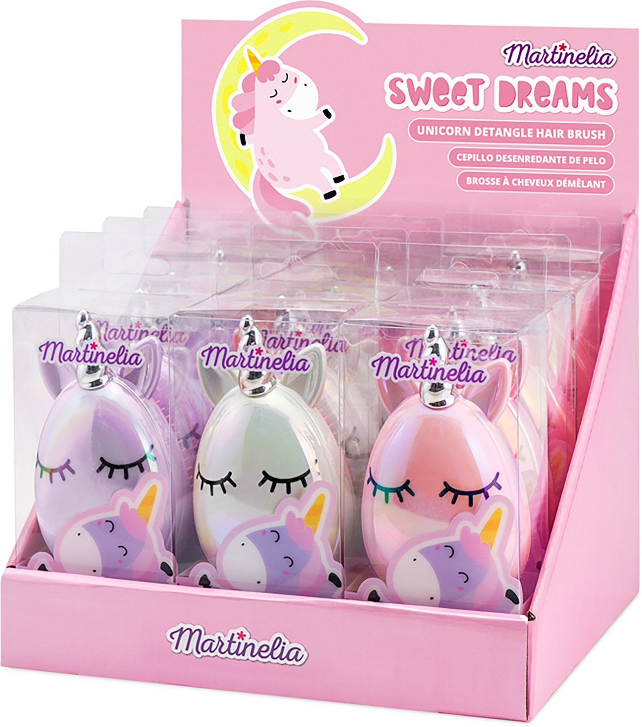 Toysmith Martinelia Sweet Dreams Unicorn Detangler Hair Brush - view number 5