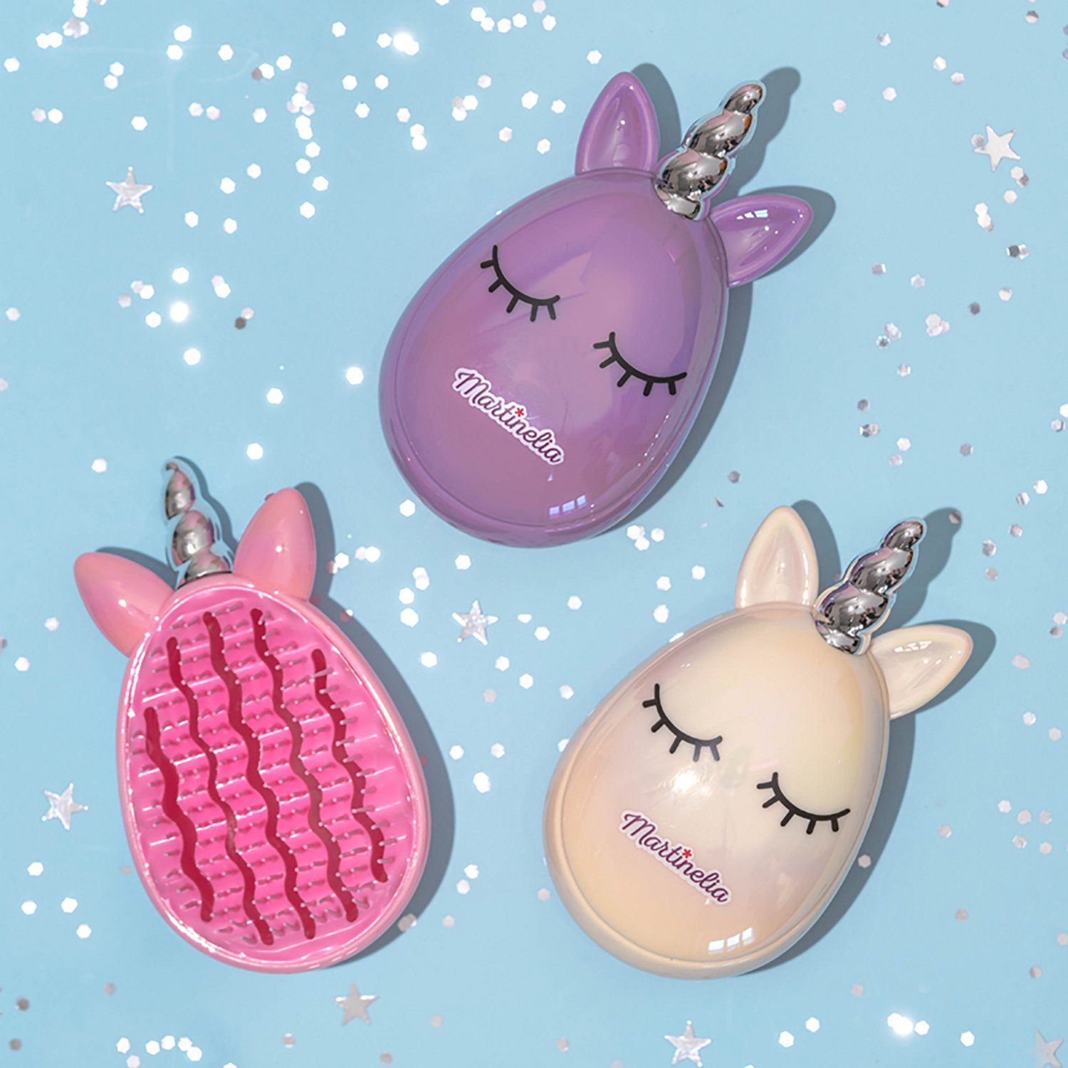 Toysmith Martinelia Sweet Dreams Unicorn Detangler Hair Brush - view number 6