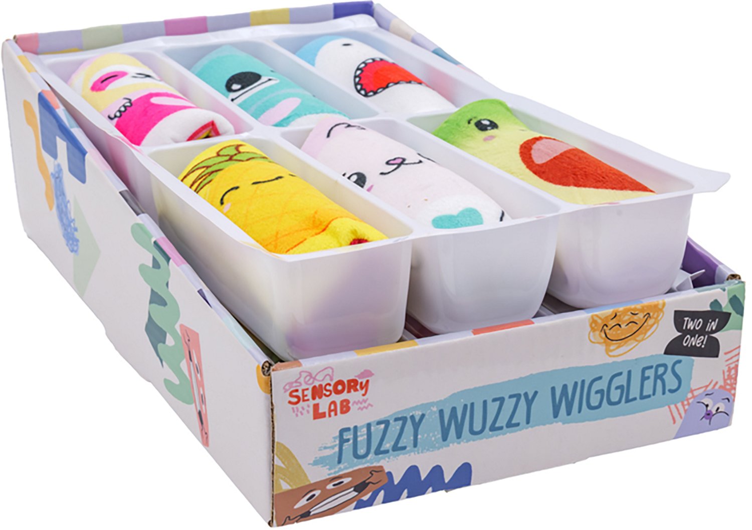 Toysmith Sensory Lab 2-in-1 Fuzzy Wuzzy Wigglers - view number 5