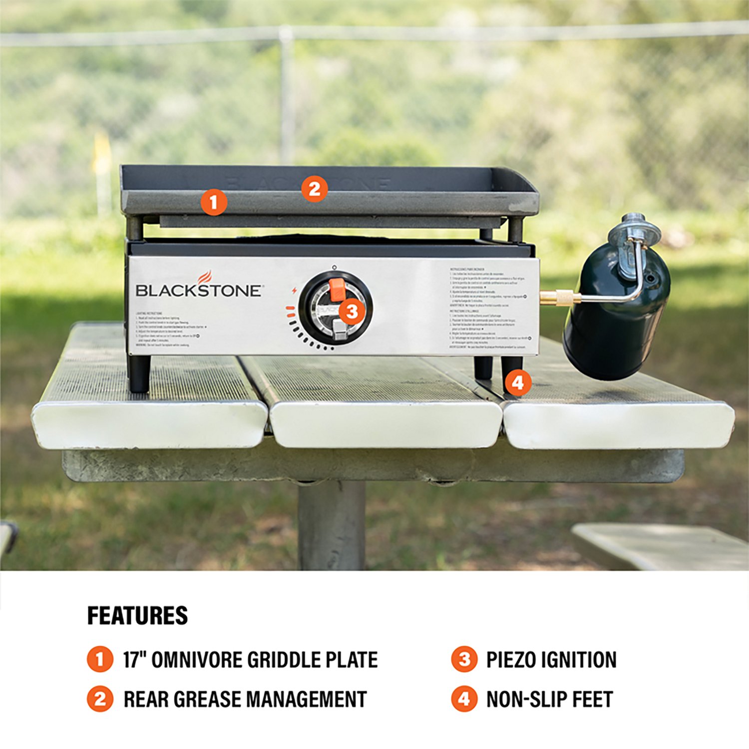 Blackstone Omnivore 1-Burner Tabletop Griddle - view number 2