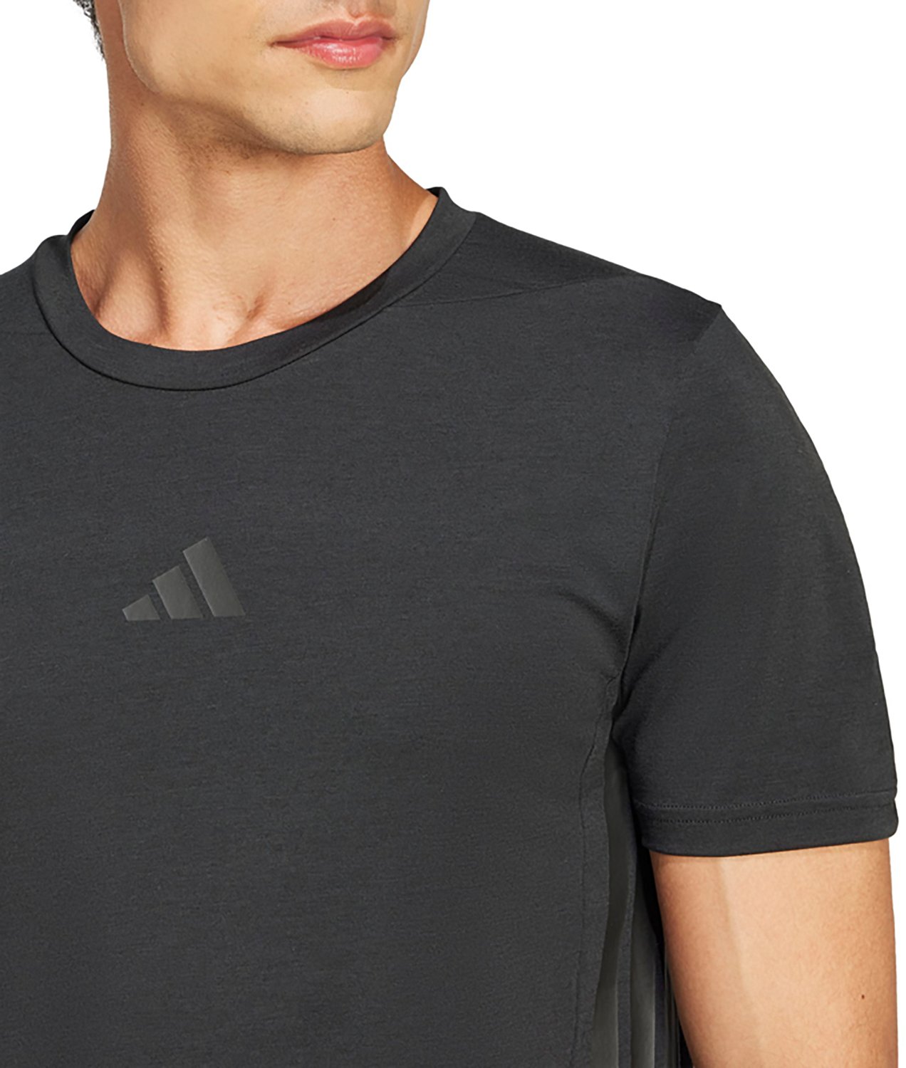 adidas Men's Designed For Training 3-Stripe Short Sleeve T-shirt - view number 4
