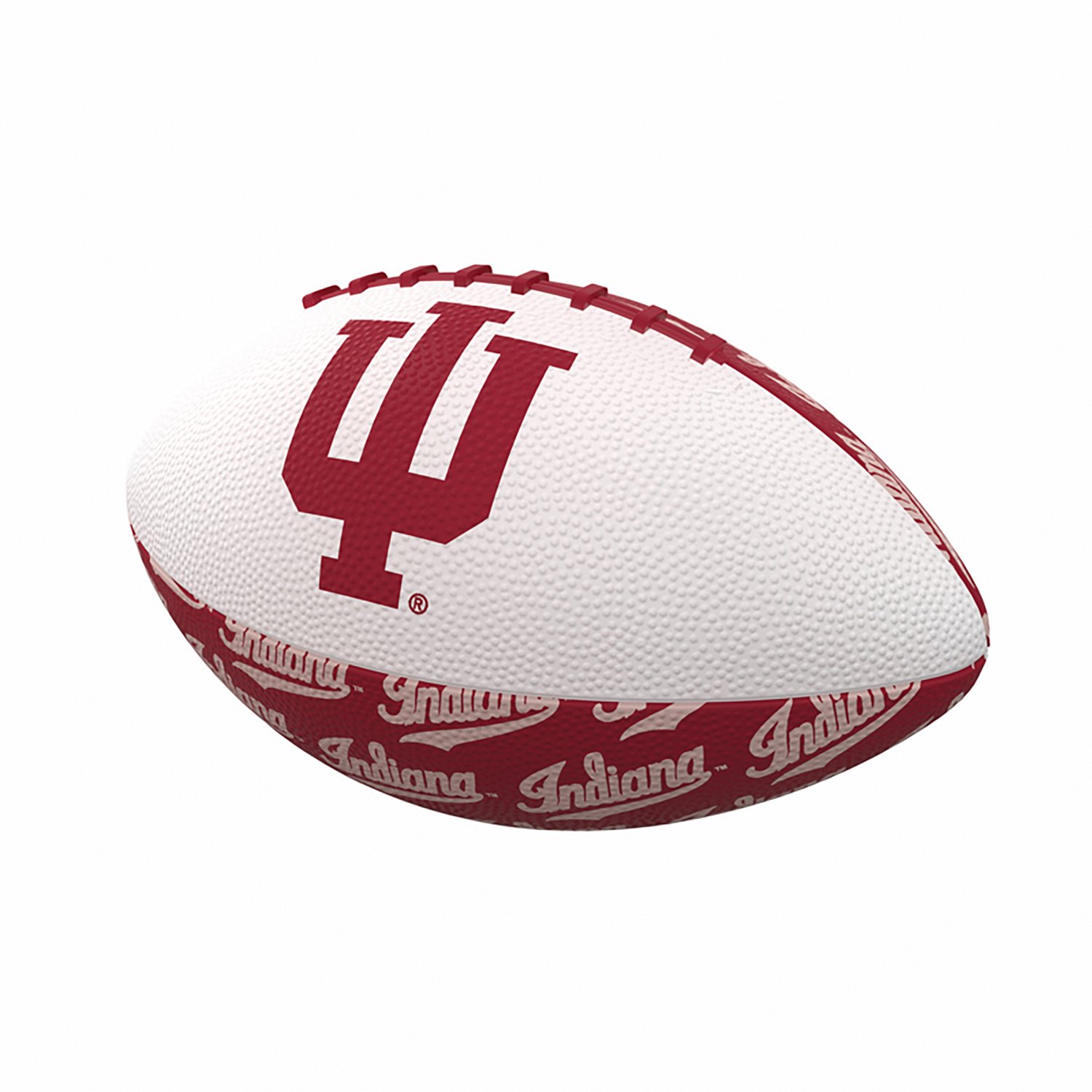 Logo Brands Indiana Repeating Mini-Size Rubber Football - view number 1