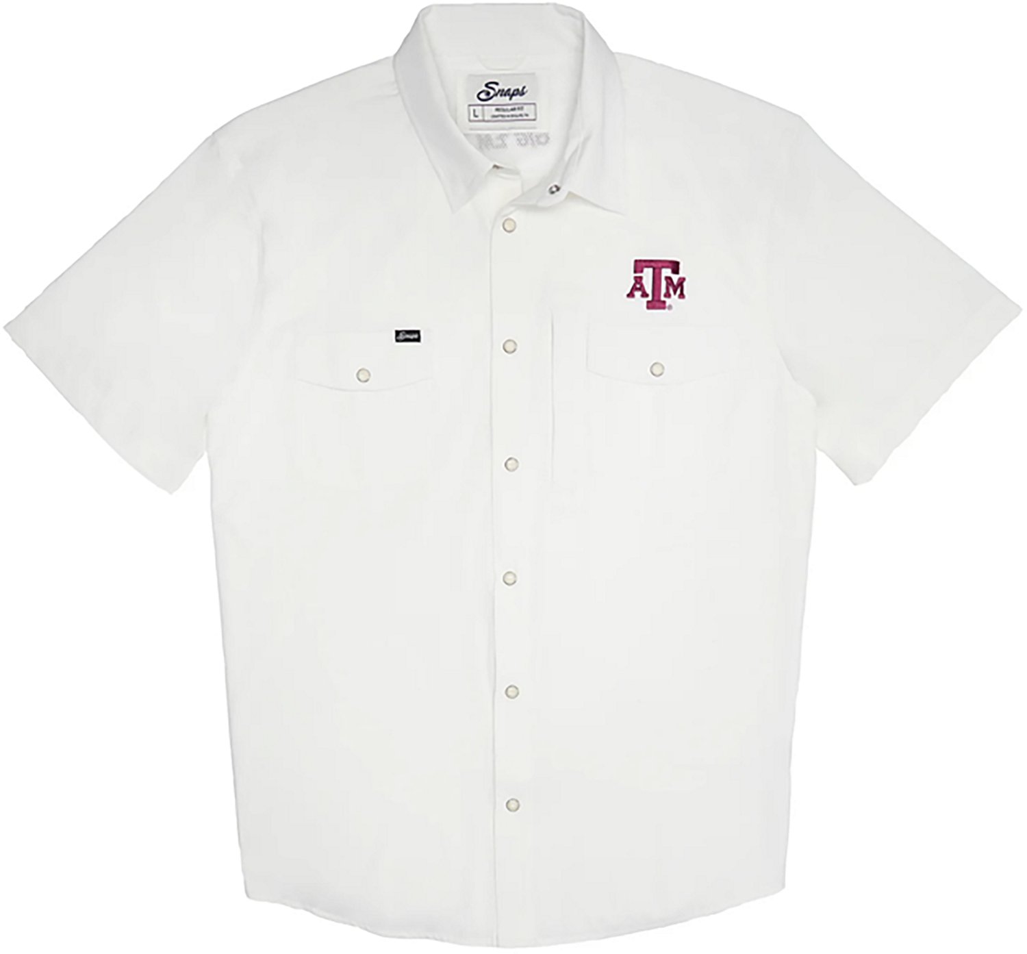 Snaps Clothing Men's Texas A&M Aggies Tailgater Pearl Snap Fishing Shirt - view number 3