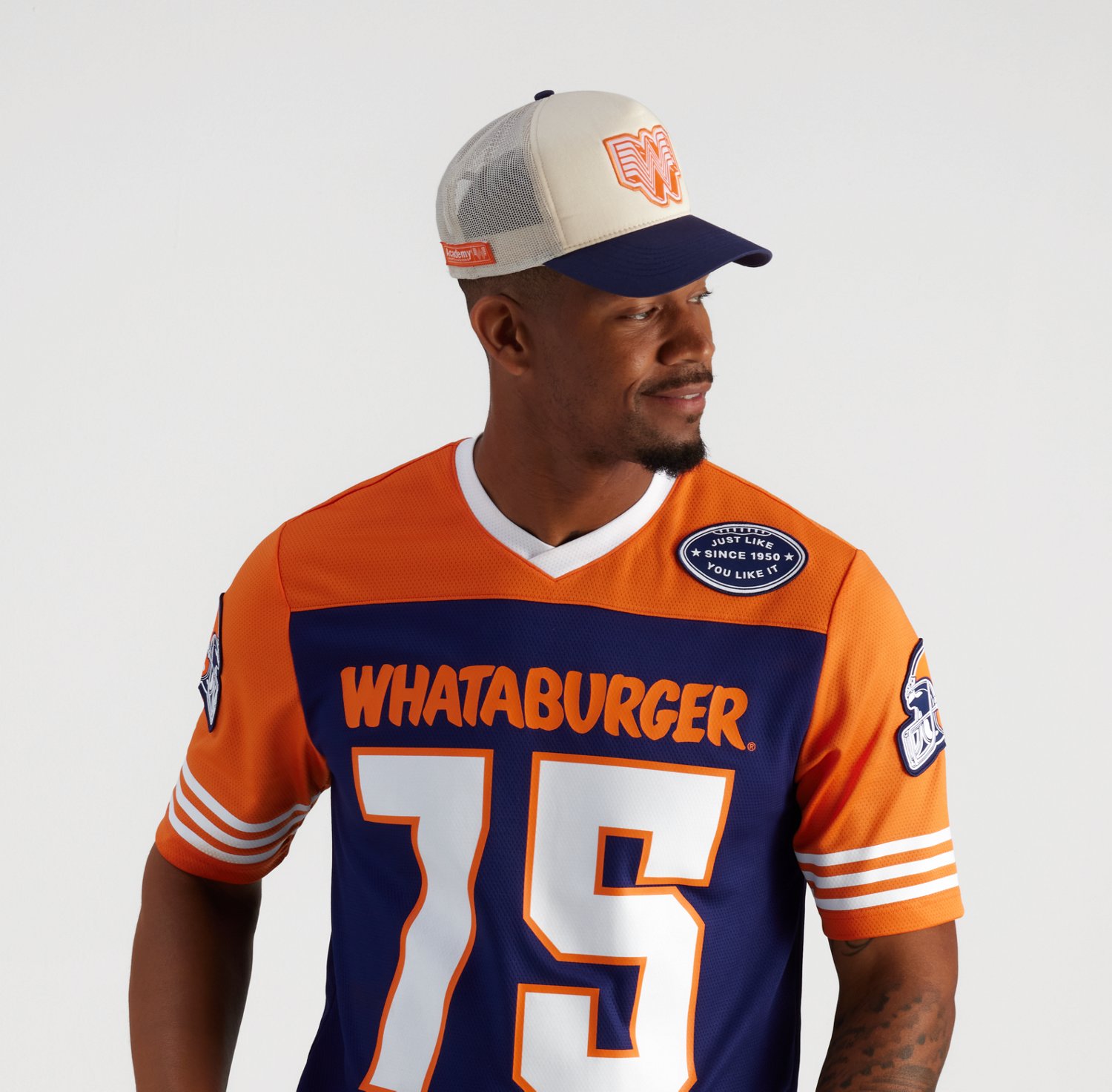 Academy Sports + Outdoors Whataburger Men's Logo Trucker Hat - view number 3