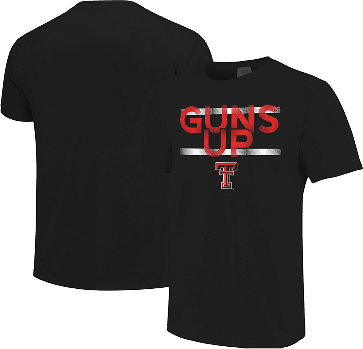 Image One Men's Texas Tech Guns Up Lines T-shirt - view number 3