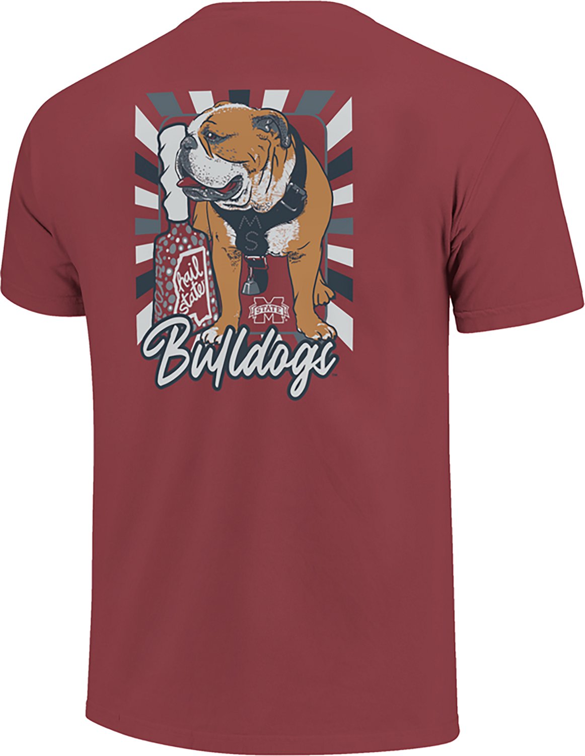 Image One Men's Mississippi State Mascot Frame DS T-shirt - view number 3