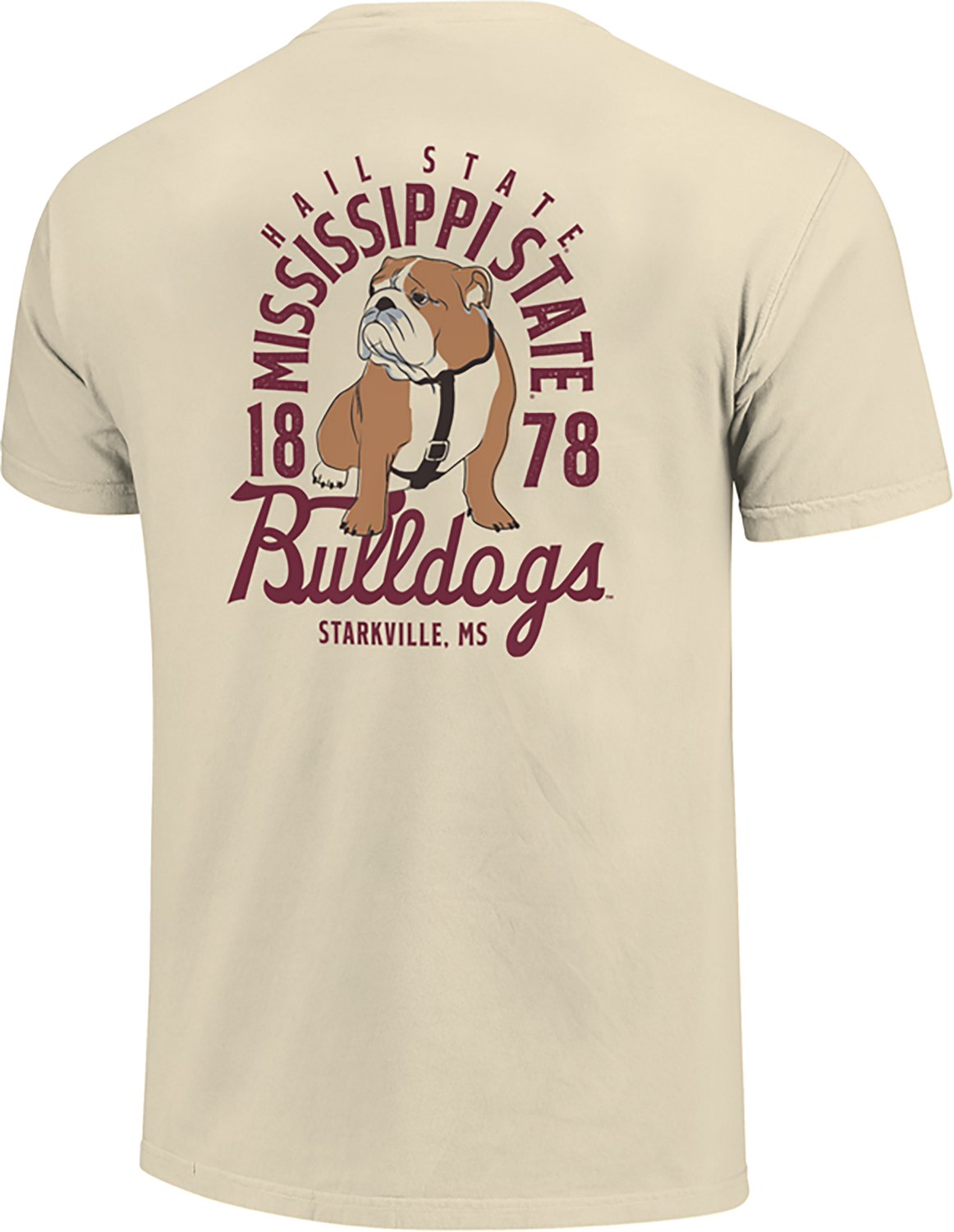 Image One Men's Mississippi State Mascot Overlay DS T-shirt - view number 3
