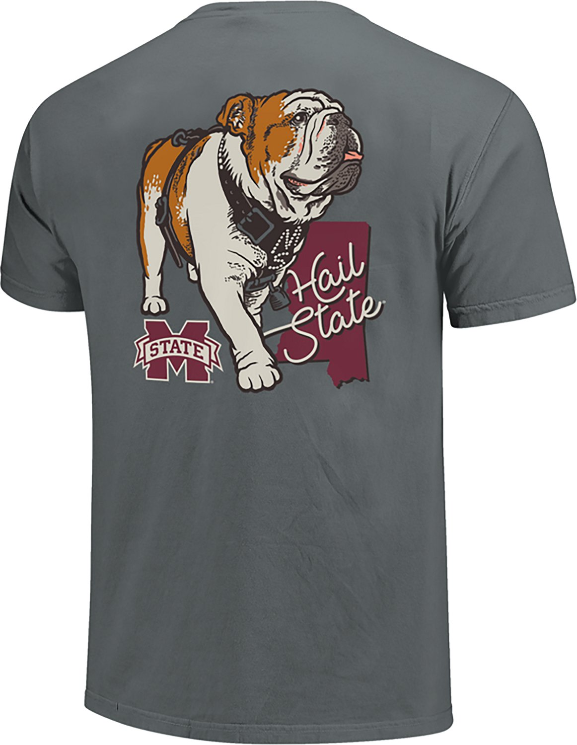 Image One Men's Mississippi State Strutting Mascot State DS T-shirt - view number 3