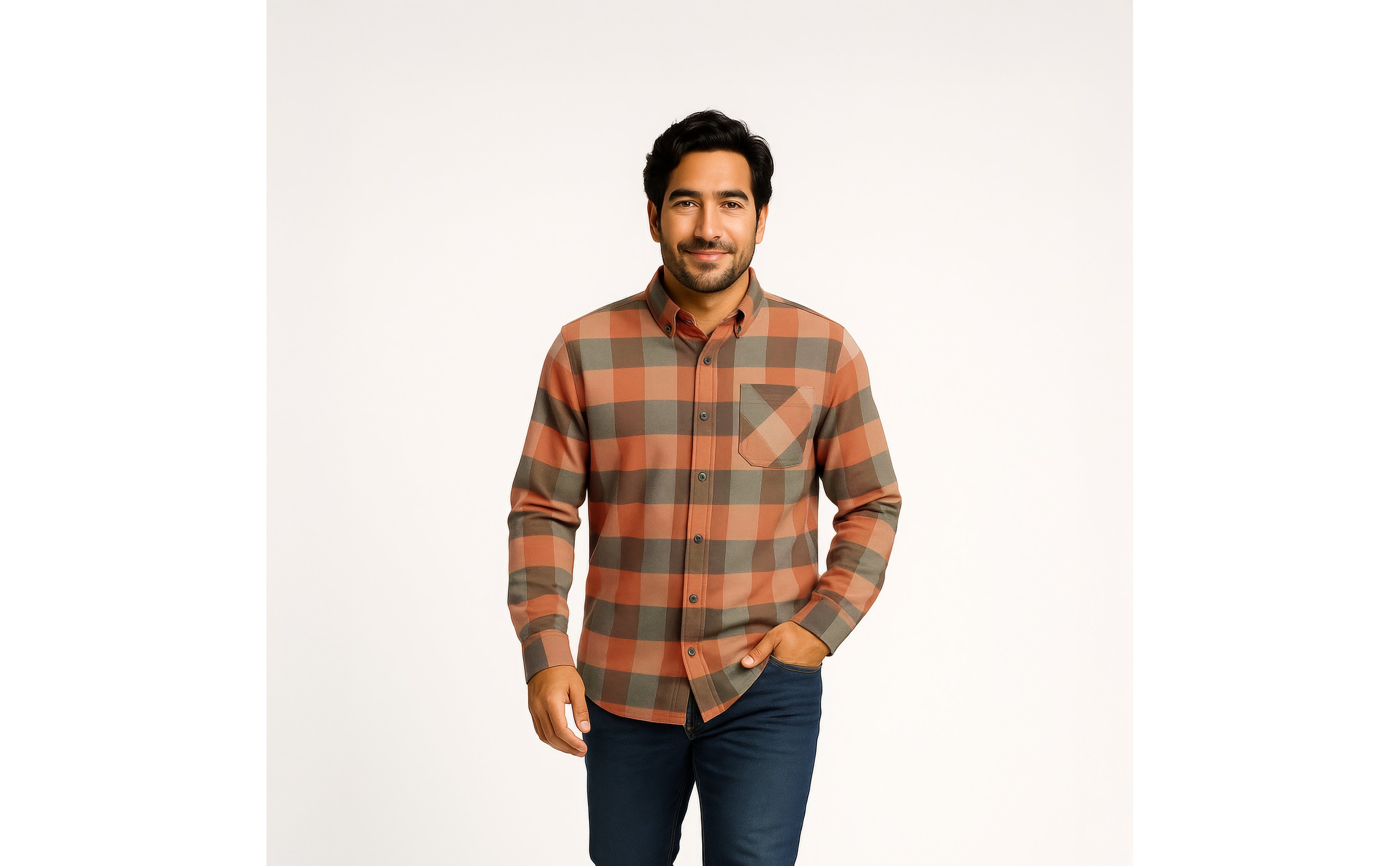Magellan Outdoors Canyon Creek Long Sleeve Flannel Shirt