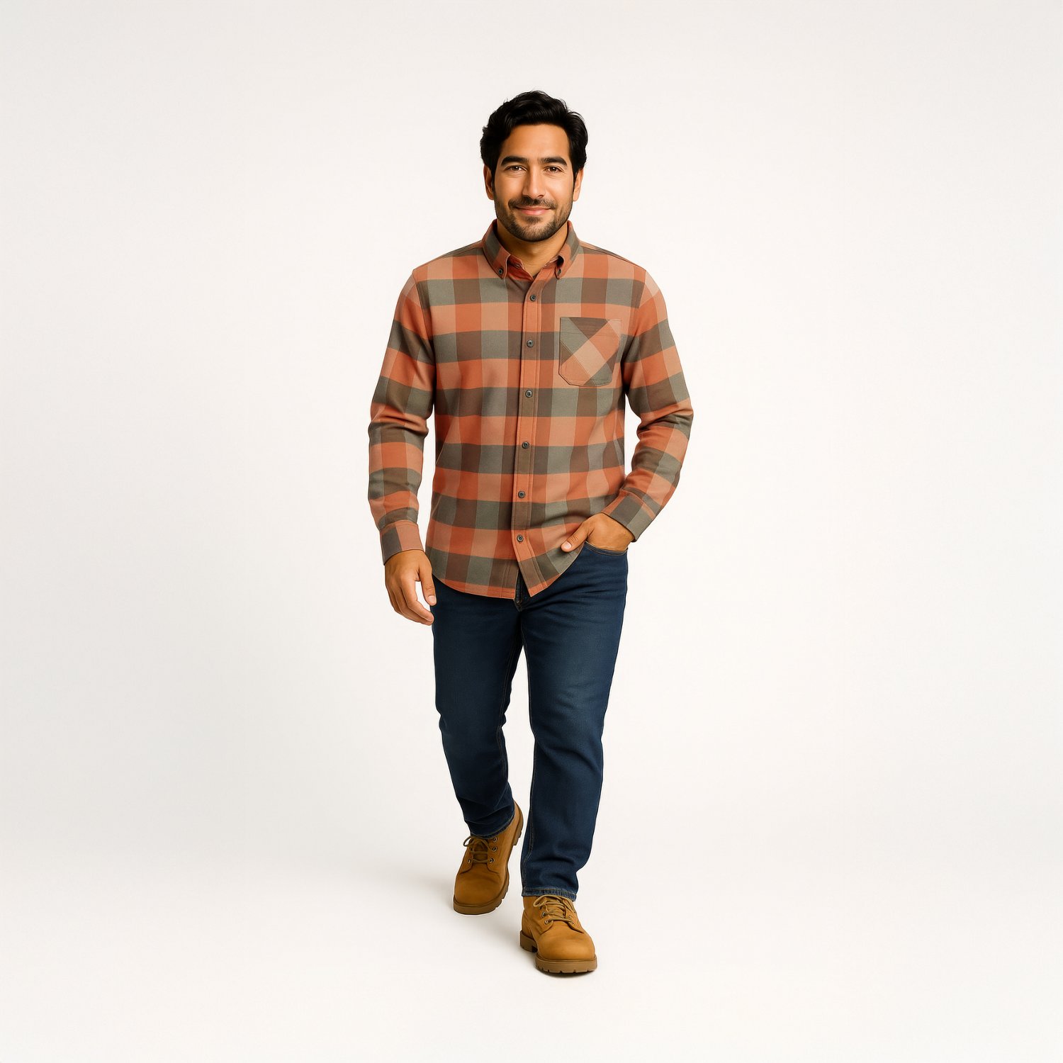 Magellan Outdoors Canyon Creek Long Sleeve Flannel Shirt                                                                         - view number 2