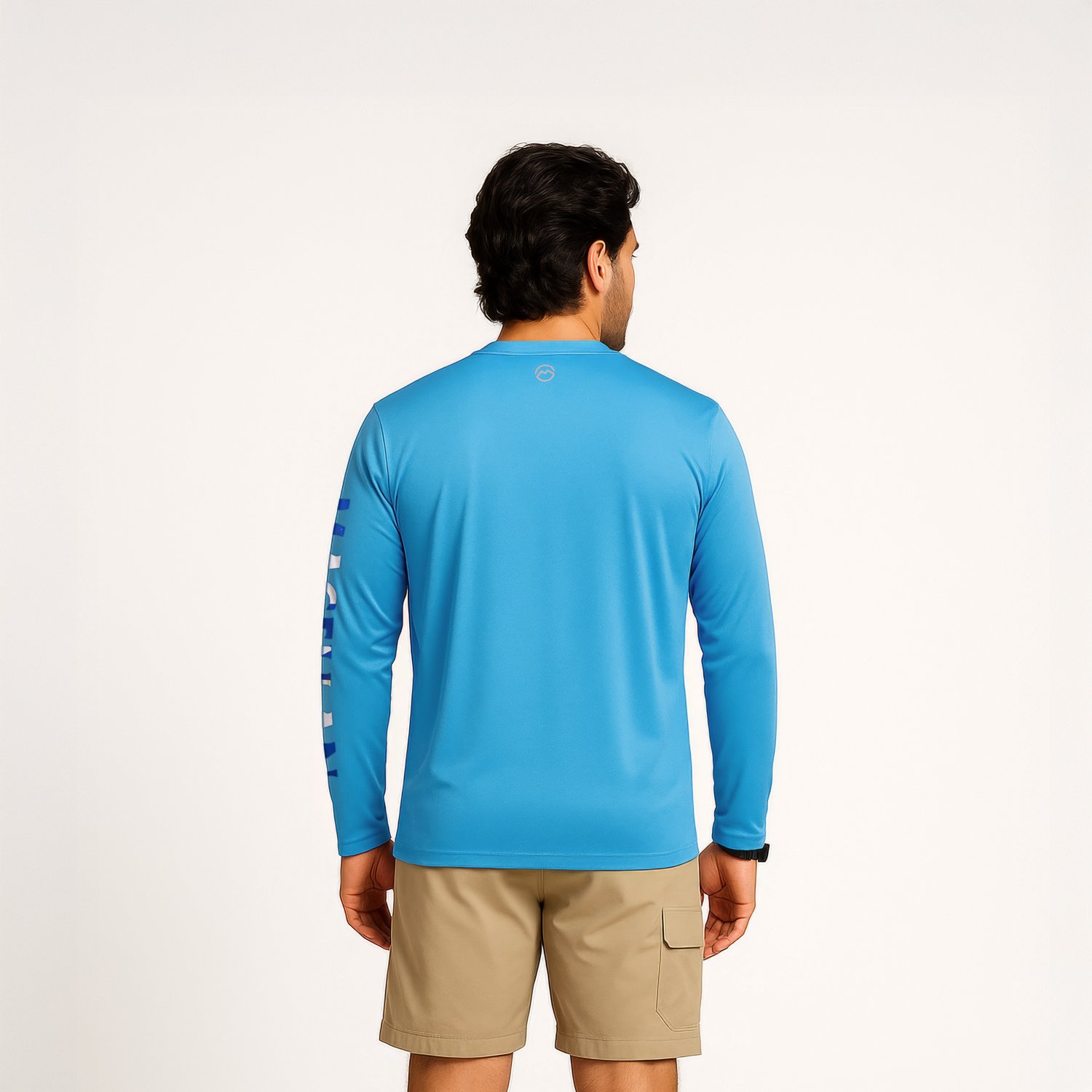 Magellan Outdoors Men's Casting Crew Print Long Sleeve Fishing Shirt