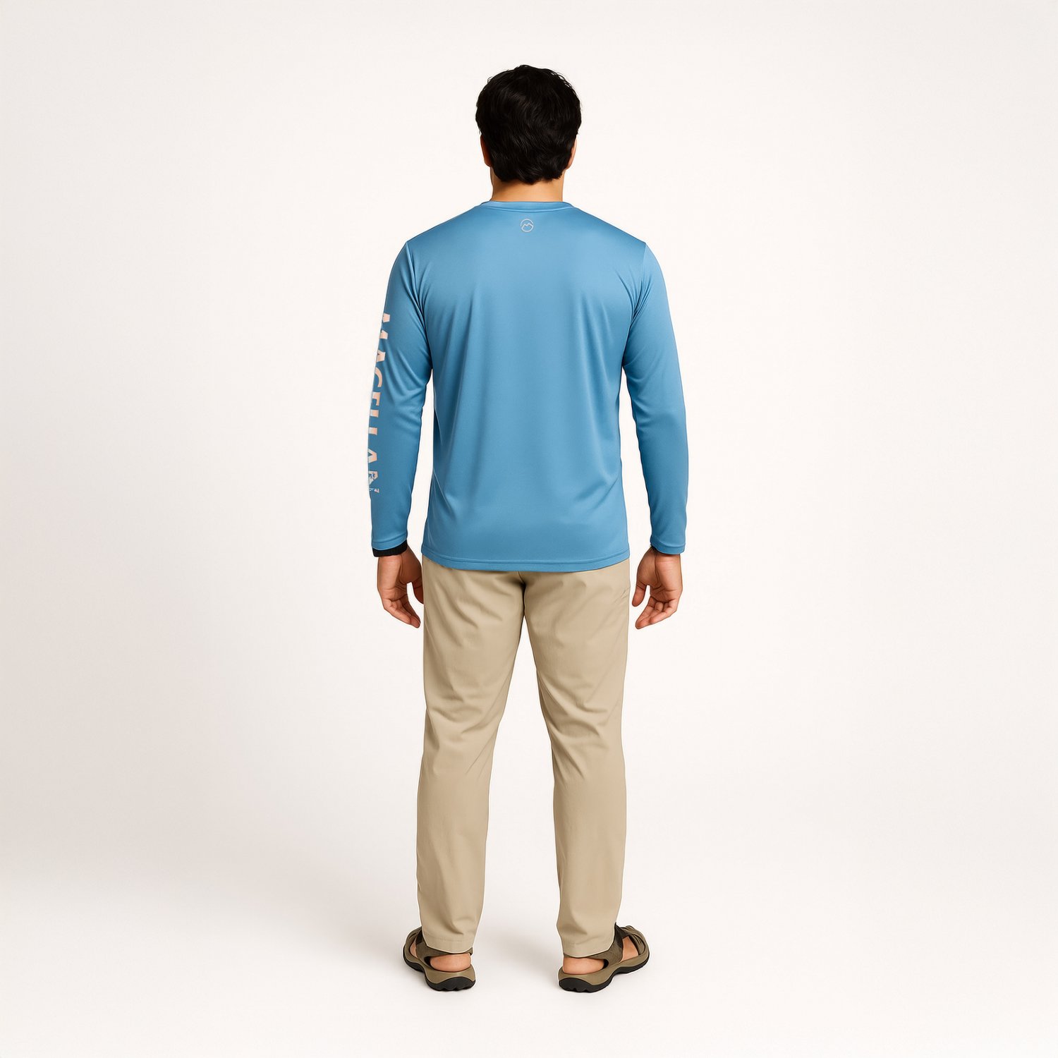 Magellan Outdoors Men's Casting Crew Print Long Sleeve Fishing Shirt - view number 3
