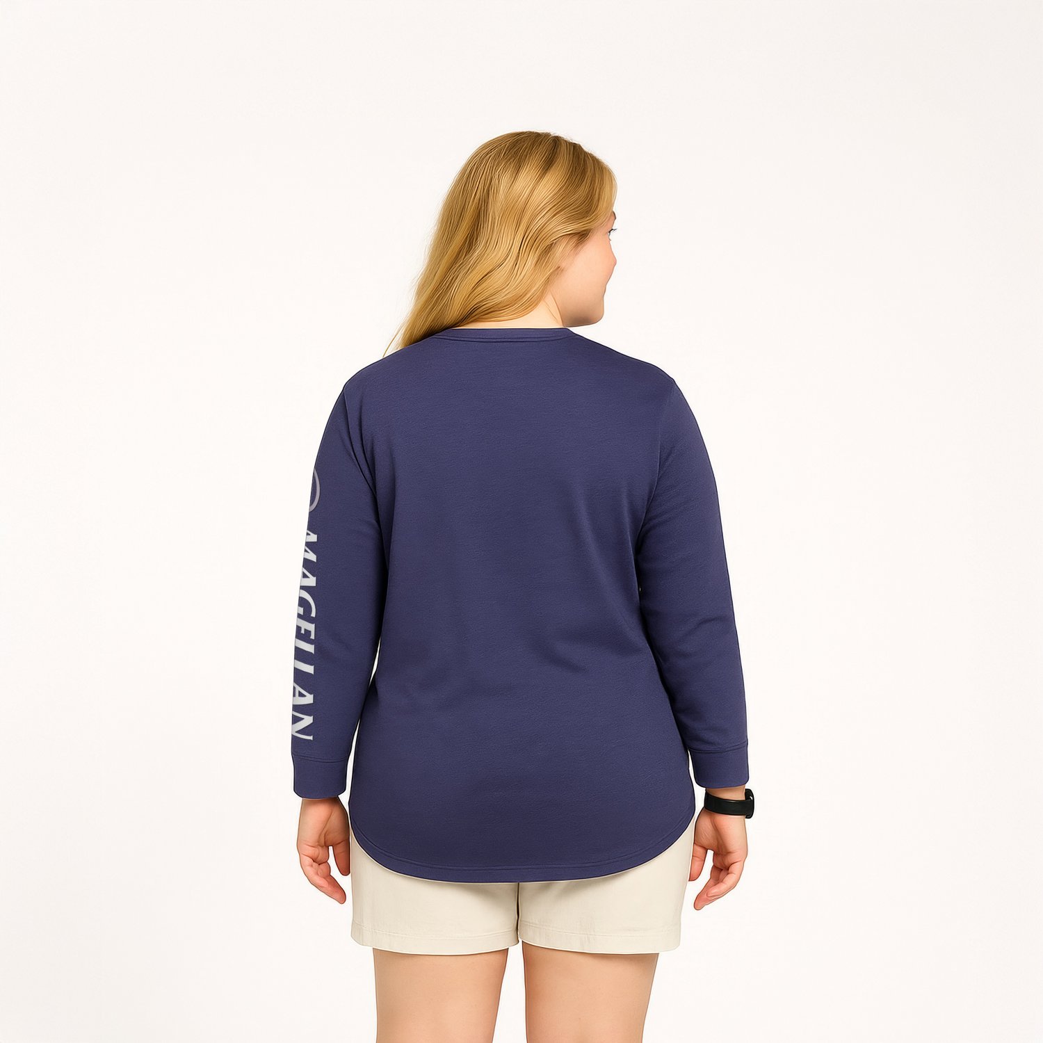 Magellan Outdoors Women's Grotto Falls Plus Size Long Sleeve T-shirt - view number 4