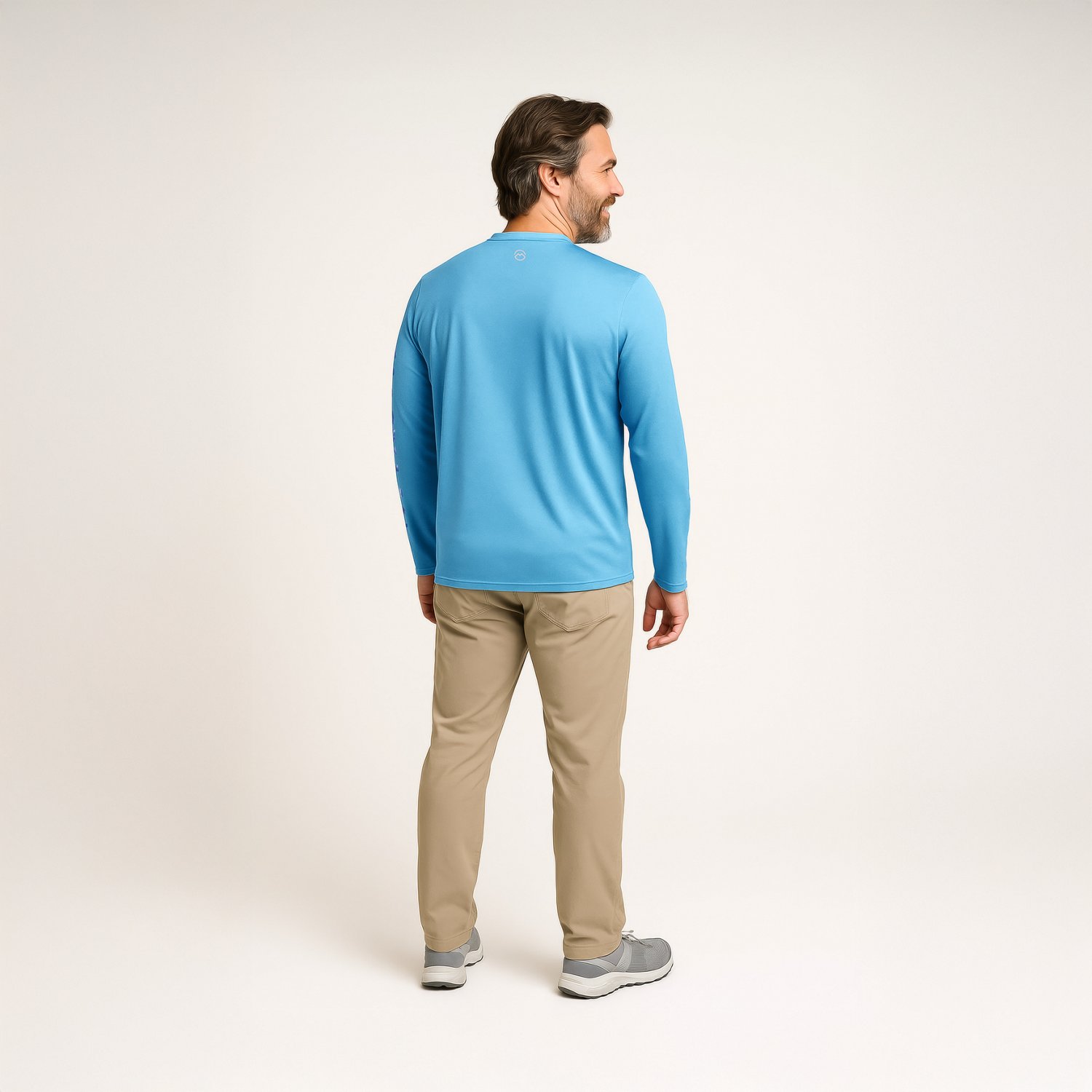 Magellan Outdoors Men's Casting Crew Long Sleeve T-shirt                                                                         - view number 3