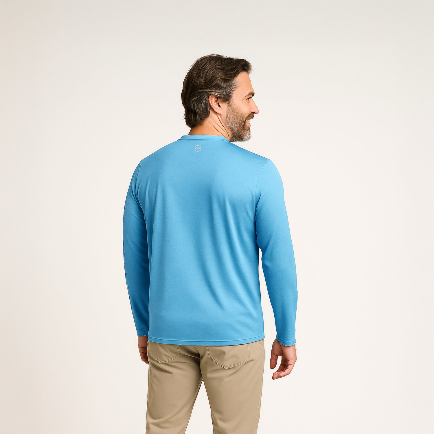 Magellan Outdoors Men's Casting Crew Long Sleeve T-shirt                                                                         - view number 4