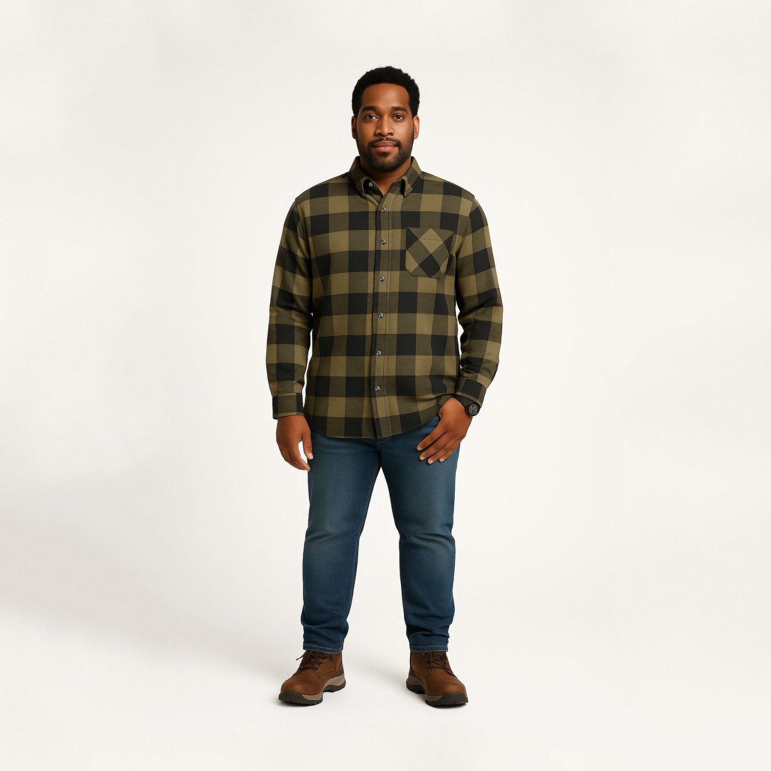 Magellan Outdoors Canyon Creek Long Sleeve Flannel Shirt                                                                         - view number 2