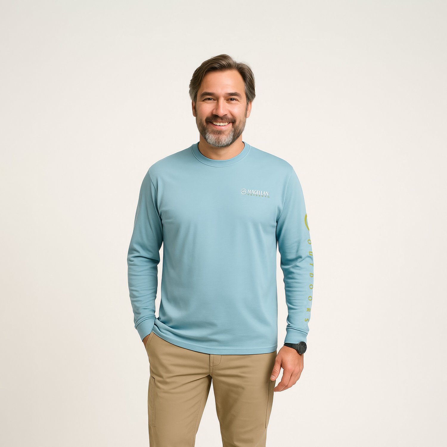 Magellan Outdoors Men's Grotto Falls Long Sleeve T-shirt - view number 1