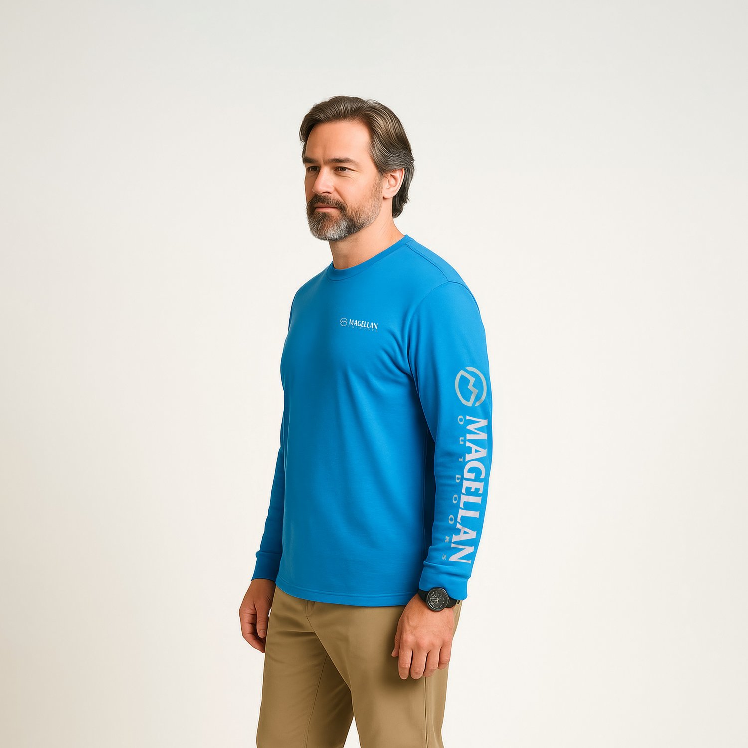 Magellan Outdoors Men's Grotto Falls Long Sleeve T-shirt - view number 4