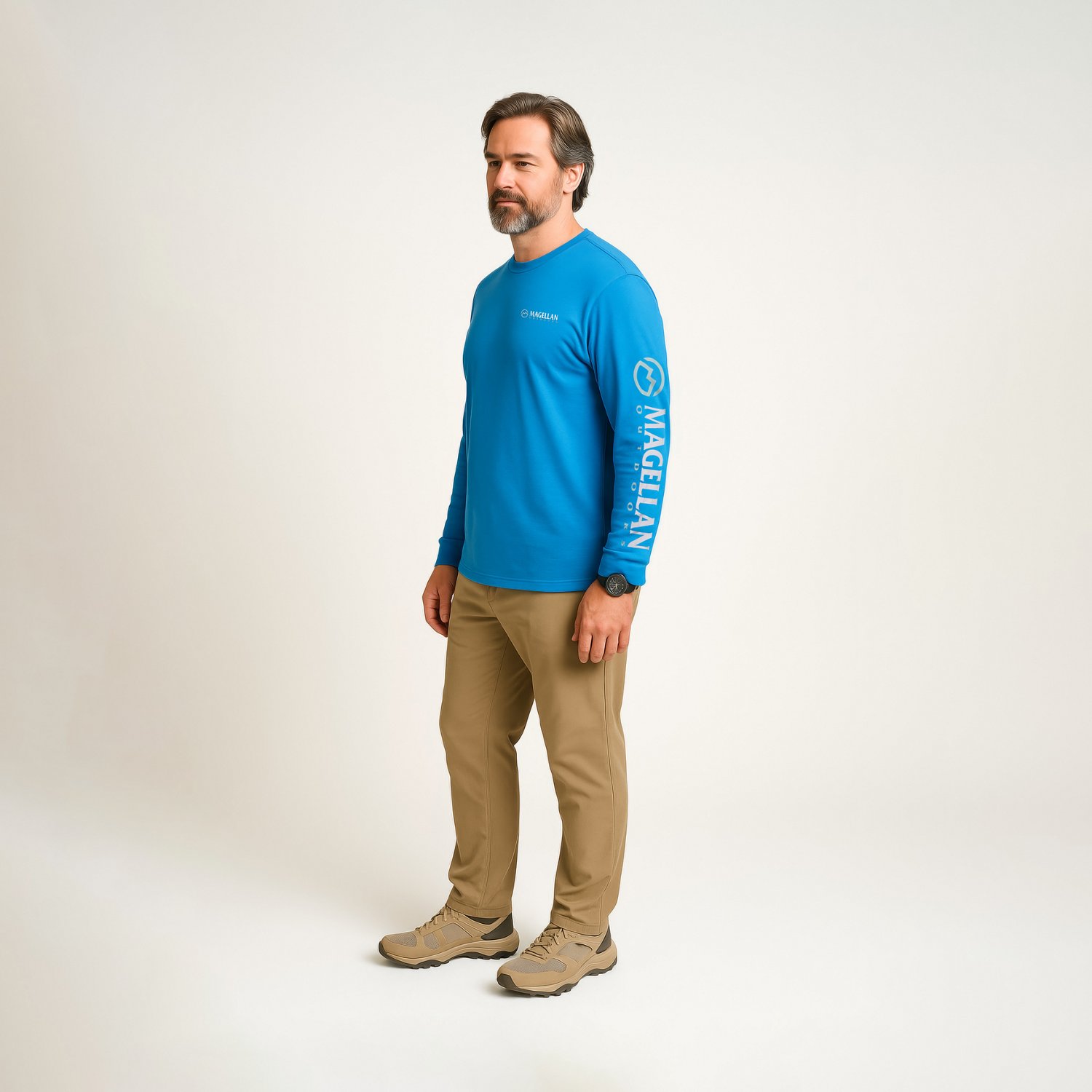 Magellan Outdoors Men's Grotto Falls Long Sleeve T-shirt - view number 3