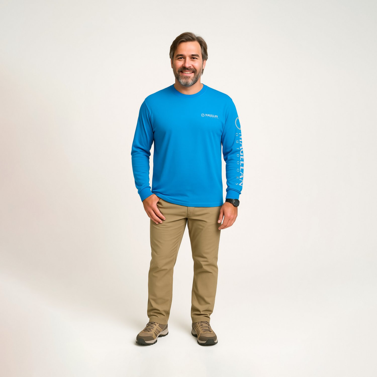 Magellan Outdoors Men's Grotto Falls Long Sleeve T-shirt - view number 2