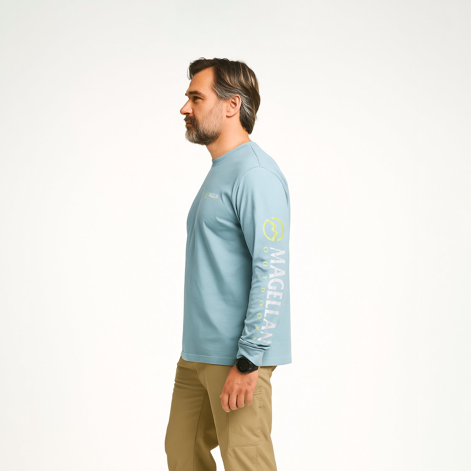 Magellan Outdoors Men's Grotto Falls Long Sleeve T-shirt - view number 4