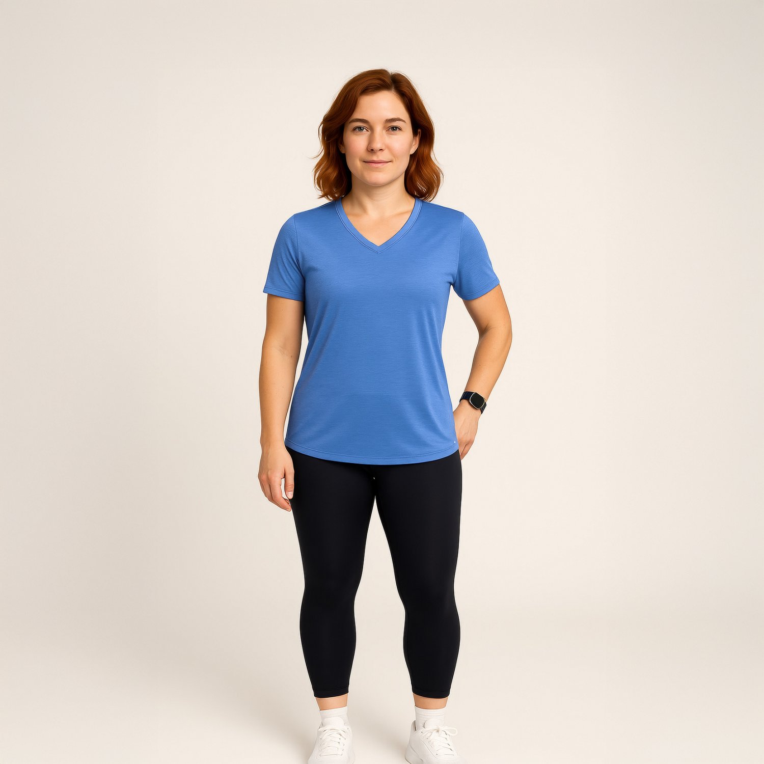 BCG Women's Turbo Melange V-neck T-shirt - view number 2
