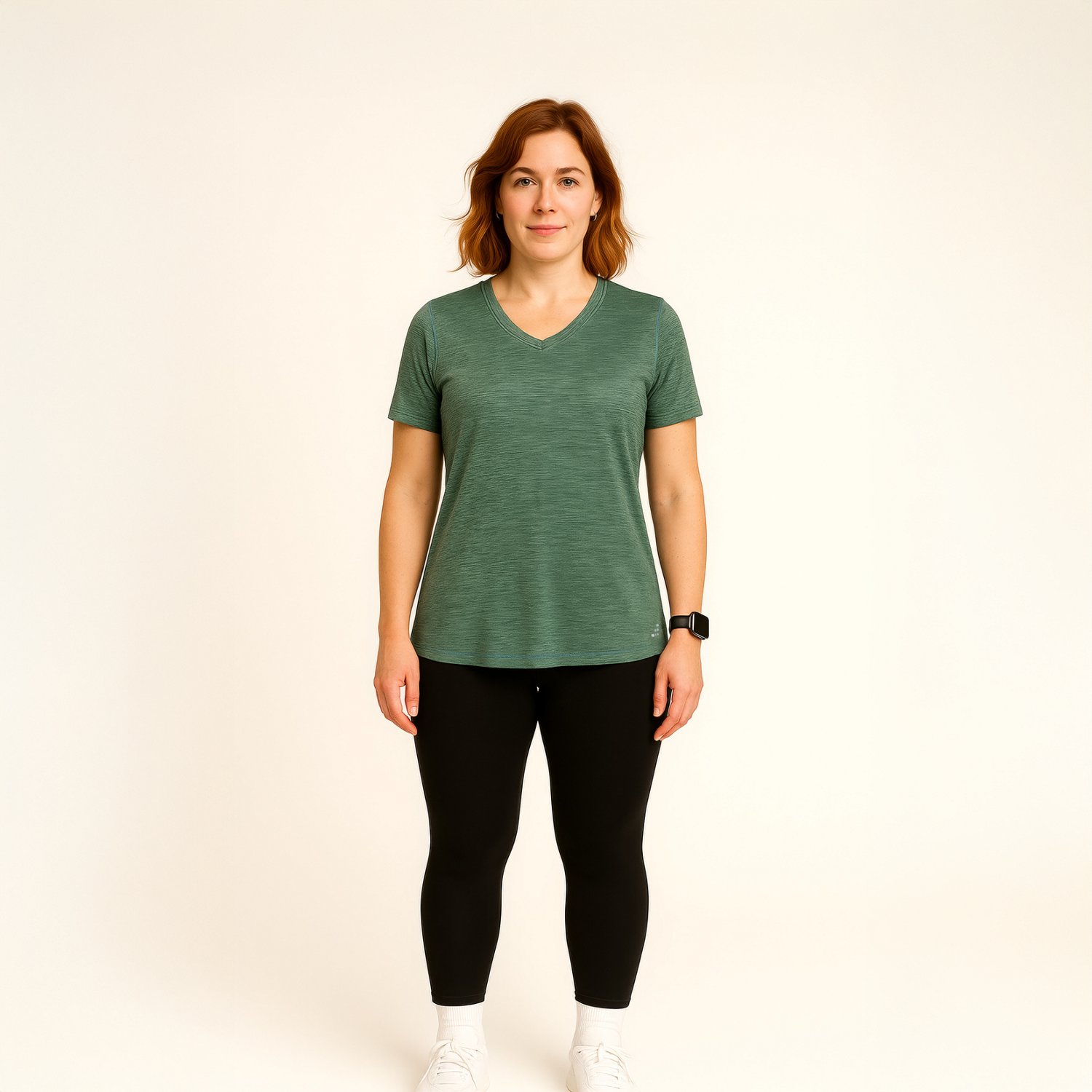 BCG Women's Turbo Melange V-neck T-shirt - view number 2