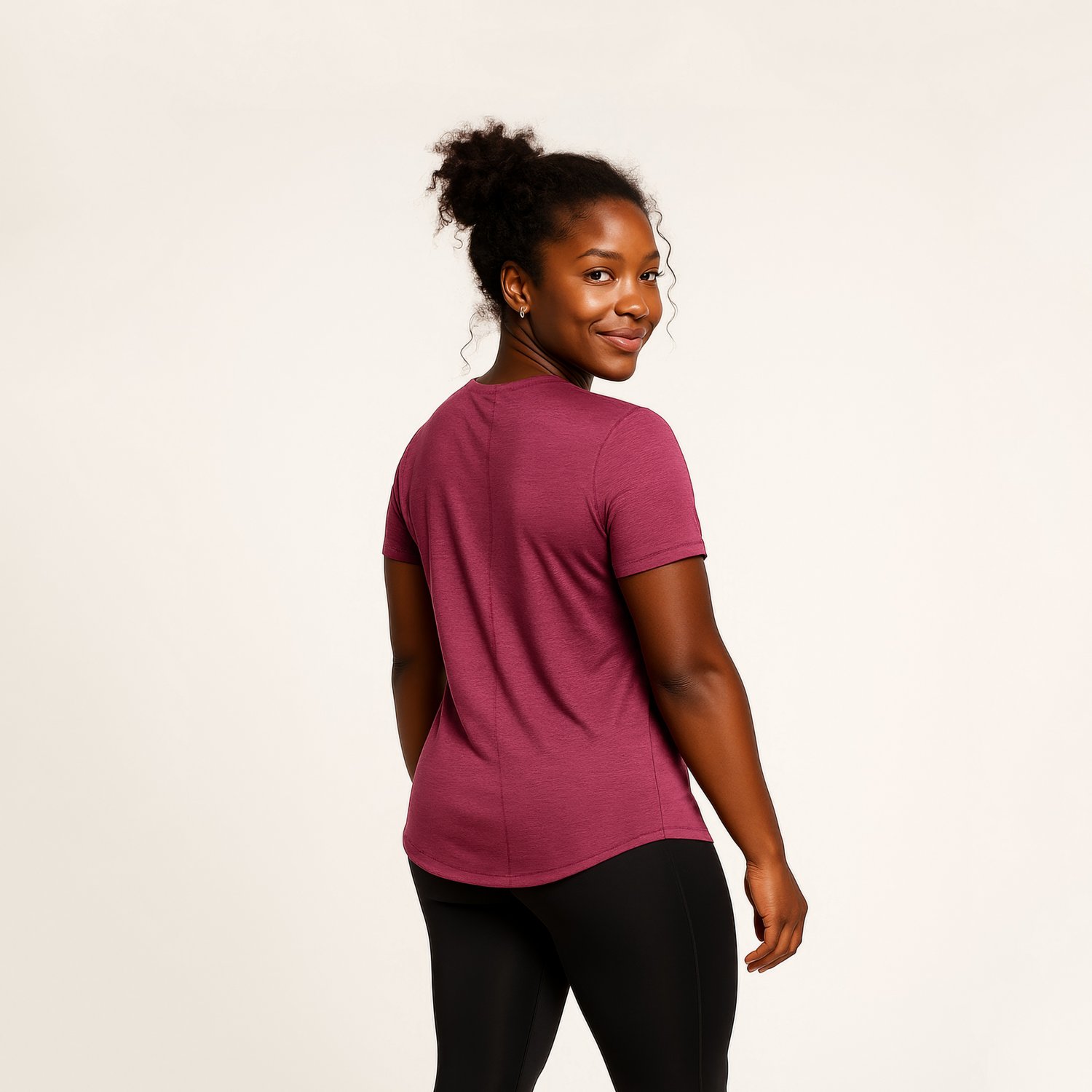 BCG Women's Turbo Melange V-neck T-shirt - view number 3