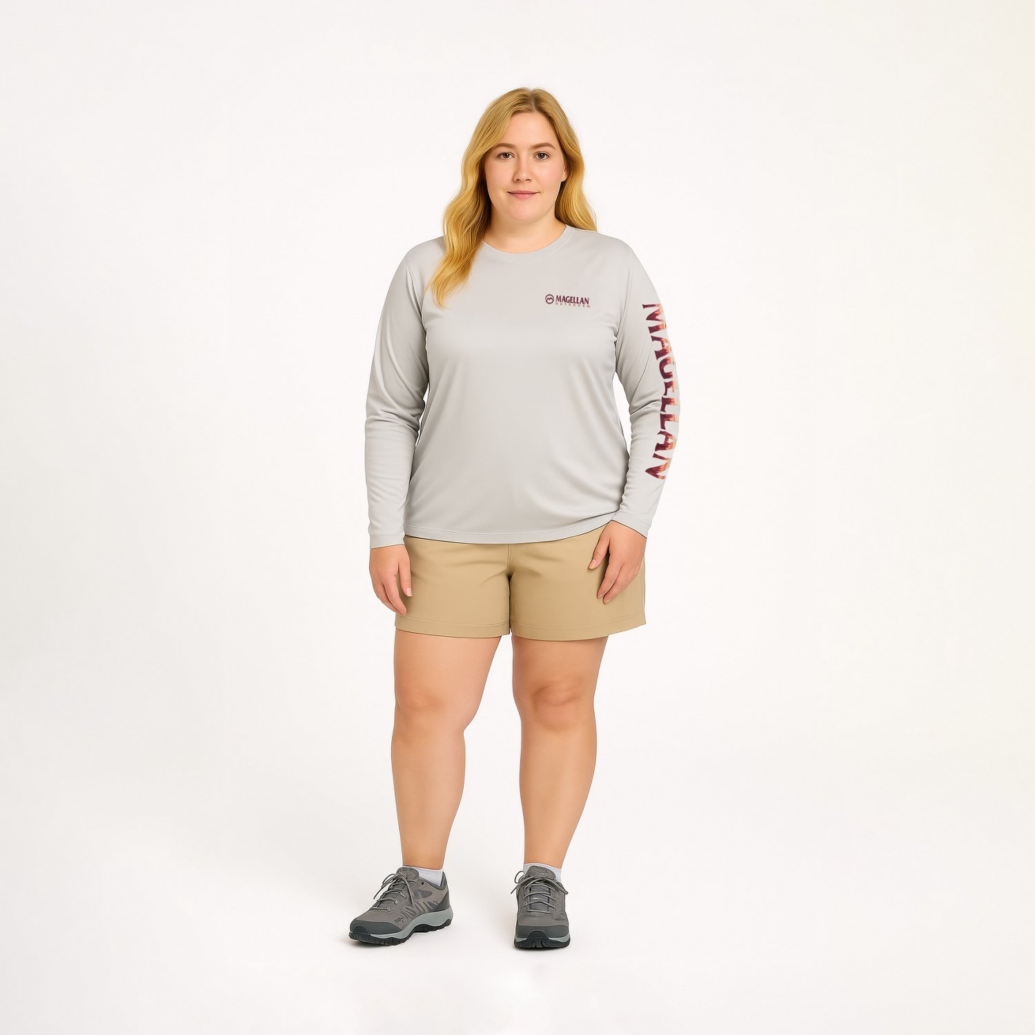 Magellan Women's Caddo Lake Logo Long Sleeve T-shirt                                                                             - view number 2