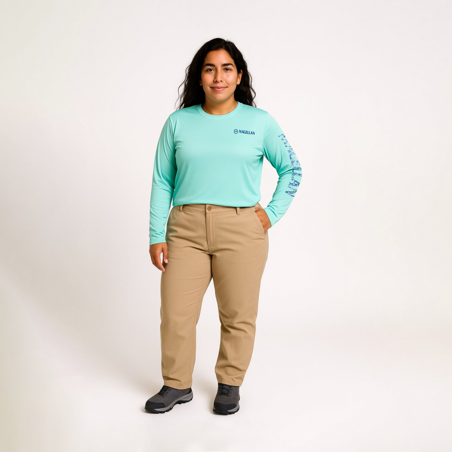 Magellan Outdoors Women's Caddo Lake Logo Long Sleeve T-Shirt - view number 2