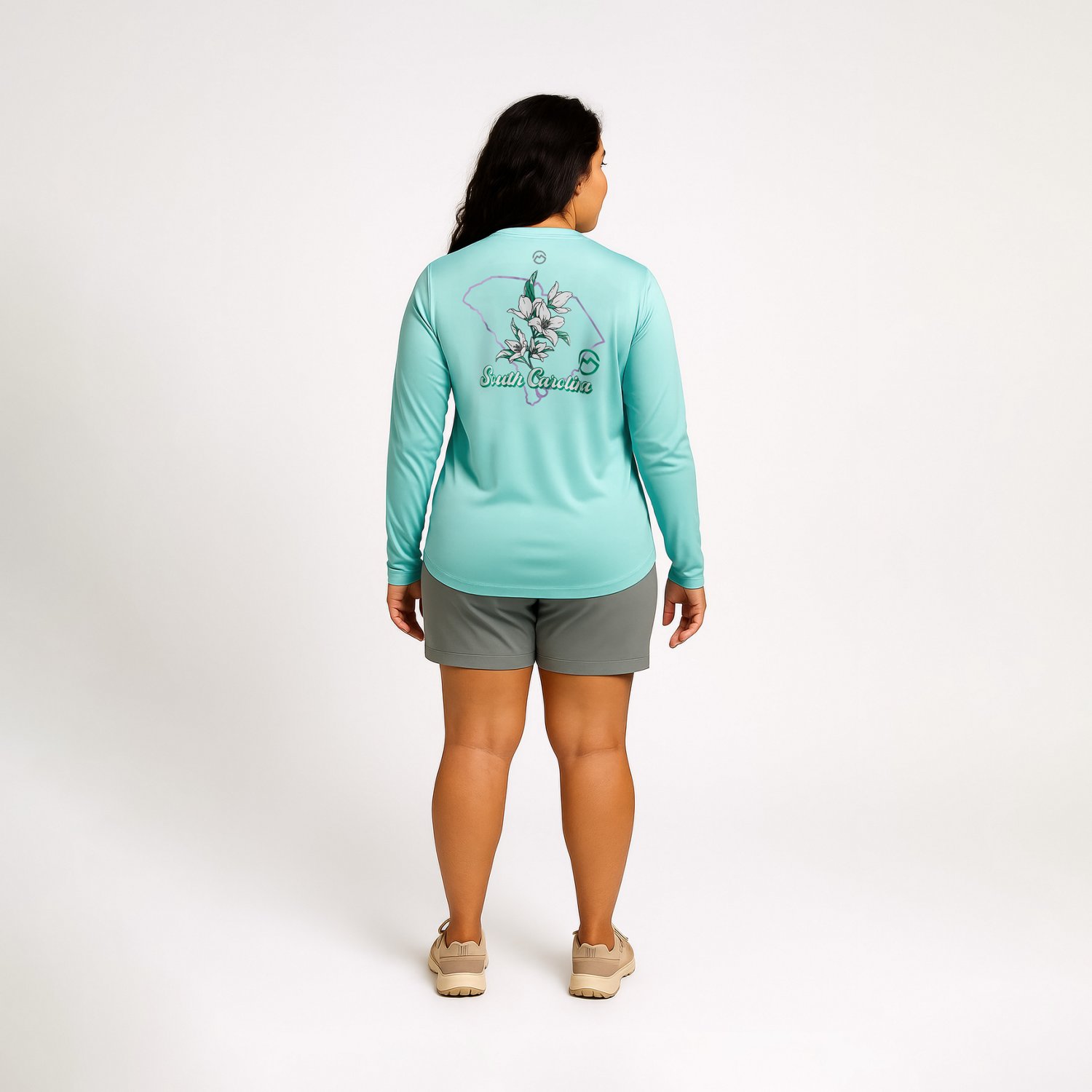 Magellan Outdoors Women's Local State South Carolina Graphic Crew Long Sleeve T-shirt - view number 3