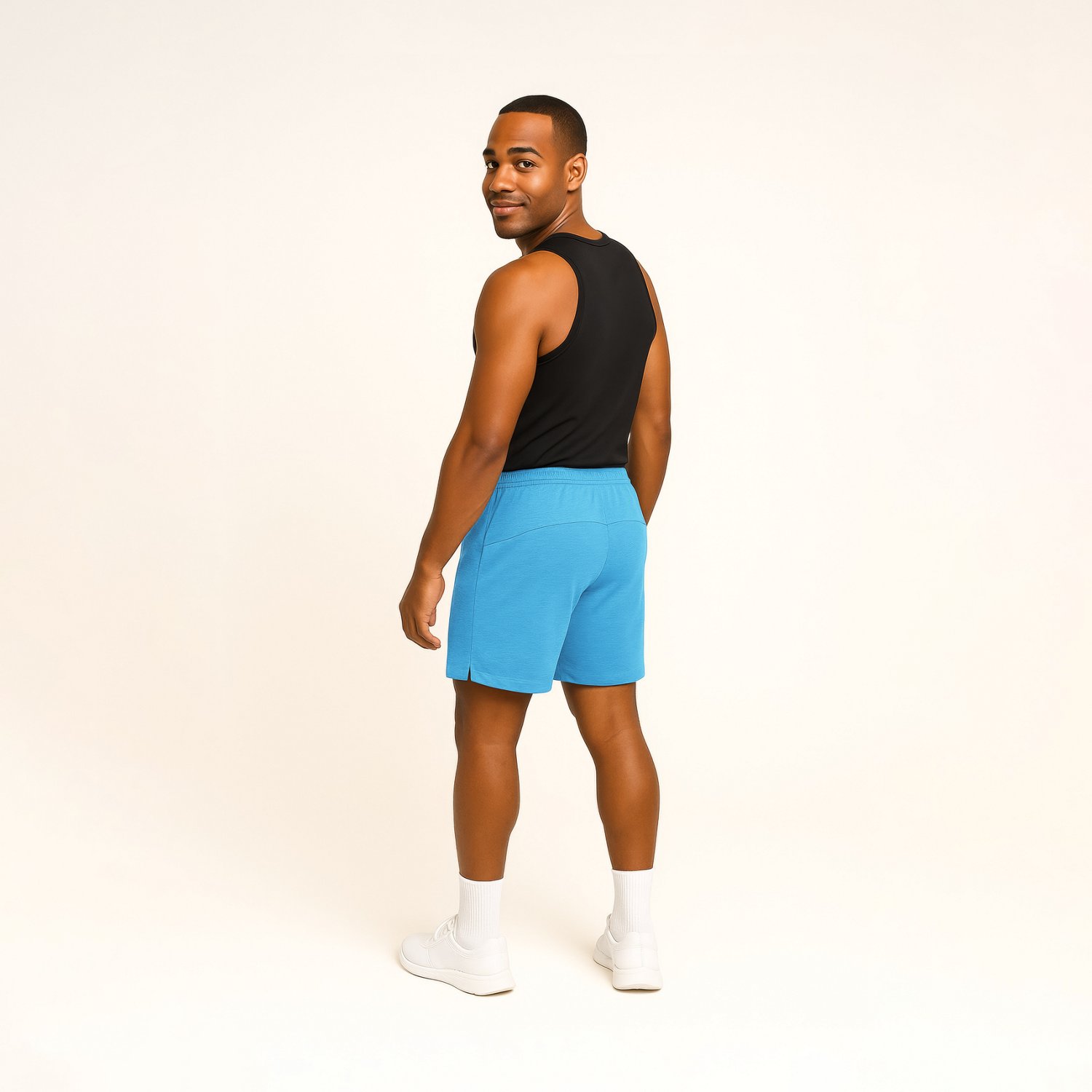 BCG Men's Turbo Melange Shorts 8 in                                                                                              - view number 3