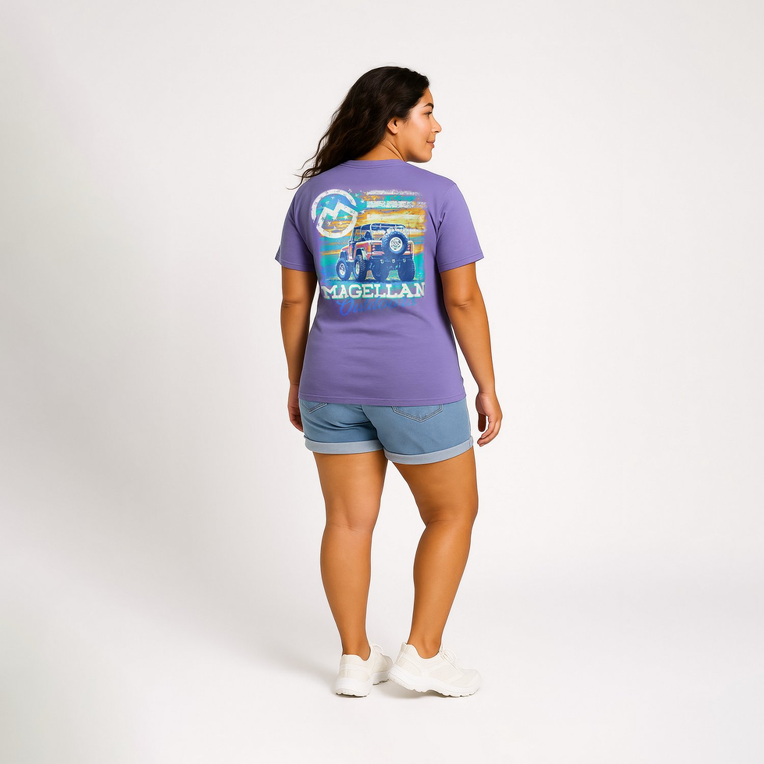 Magellan Outdoors Women's Beach USA T-shirt - view number 3