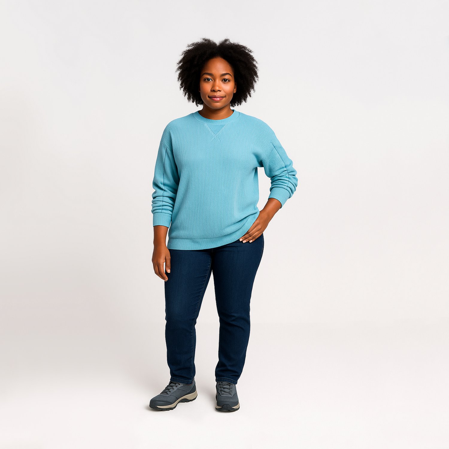 Magellan Outdoors Women's Campfire Crew Neck Ribbed Pullover - view number 2