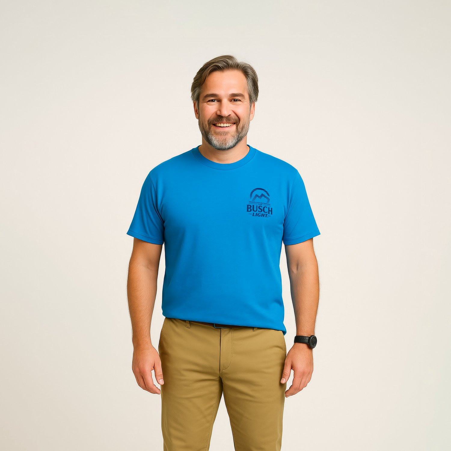 Magellan Outdoors Men's Busch Light Boat Short Sleeve Graphic T-shirt                                                            - view number 1
