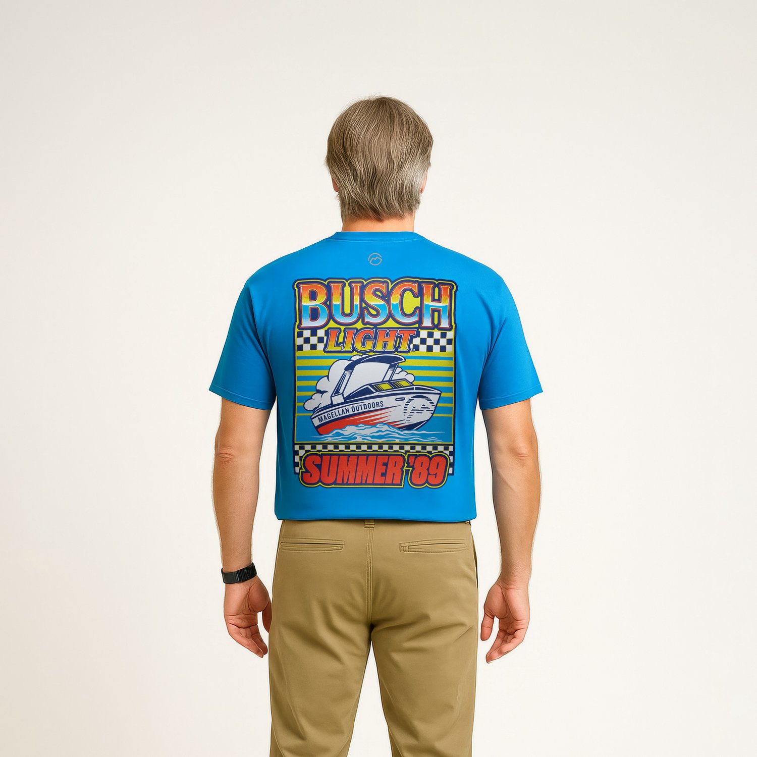 Magellan Outdoors Men's Busch Light Boat Short Sleeve Graphic T-shirt                                                            - view number 4