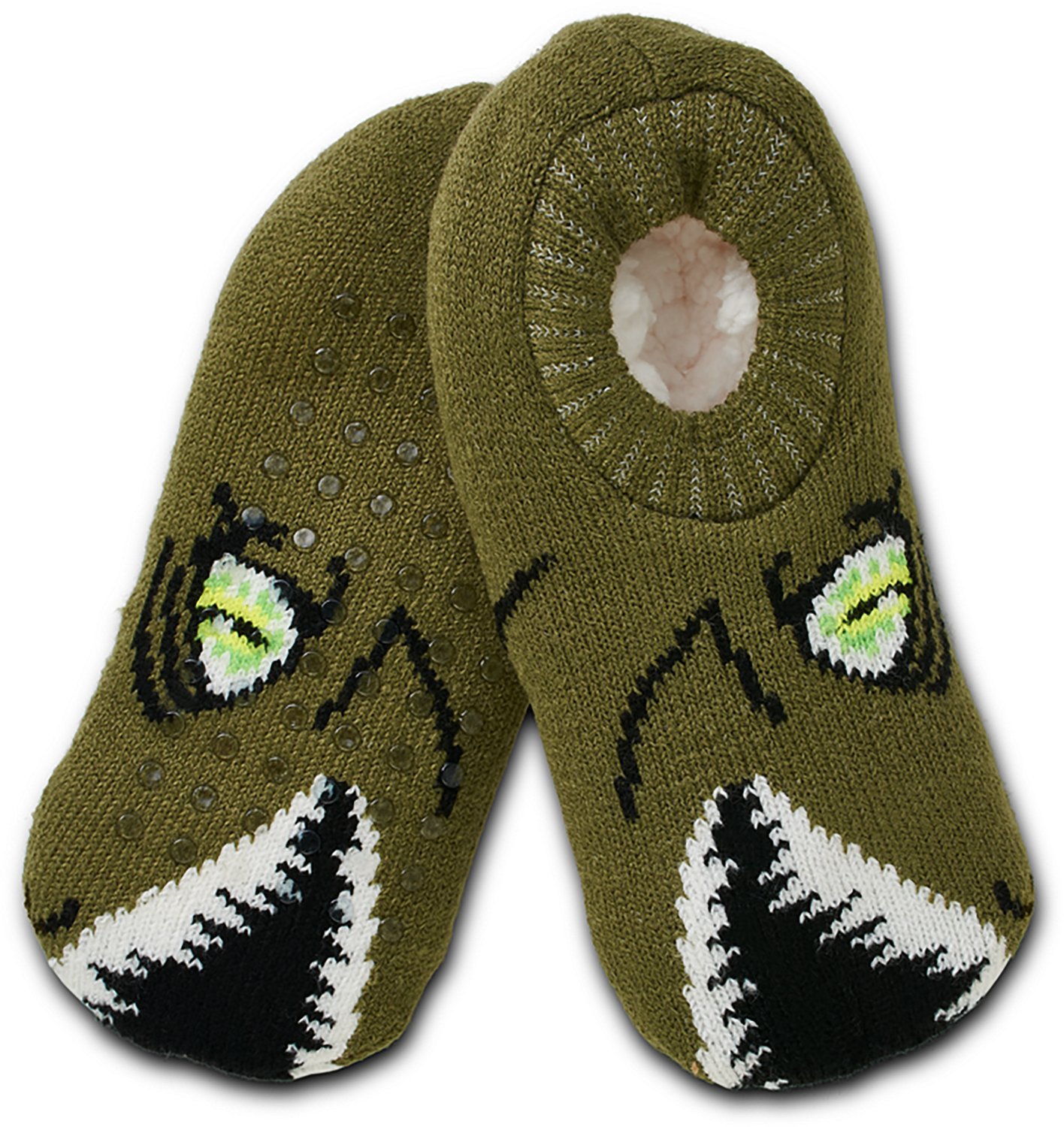 Magellan Outdoors Boys' Sweatercuff Dino Lodge Slippers - view number 4