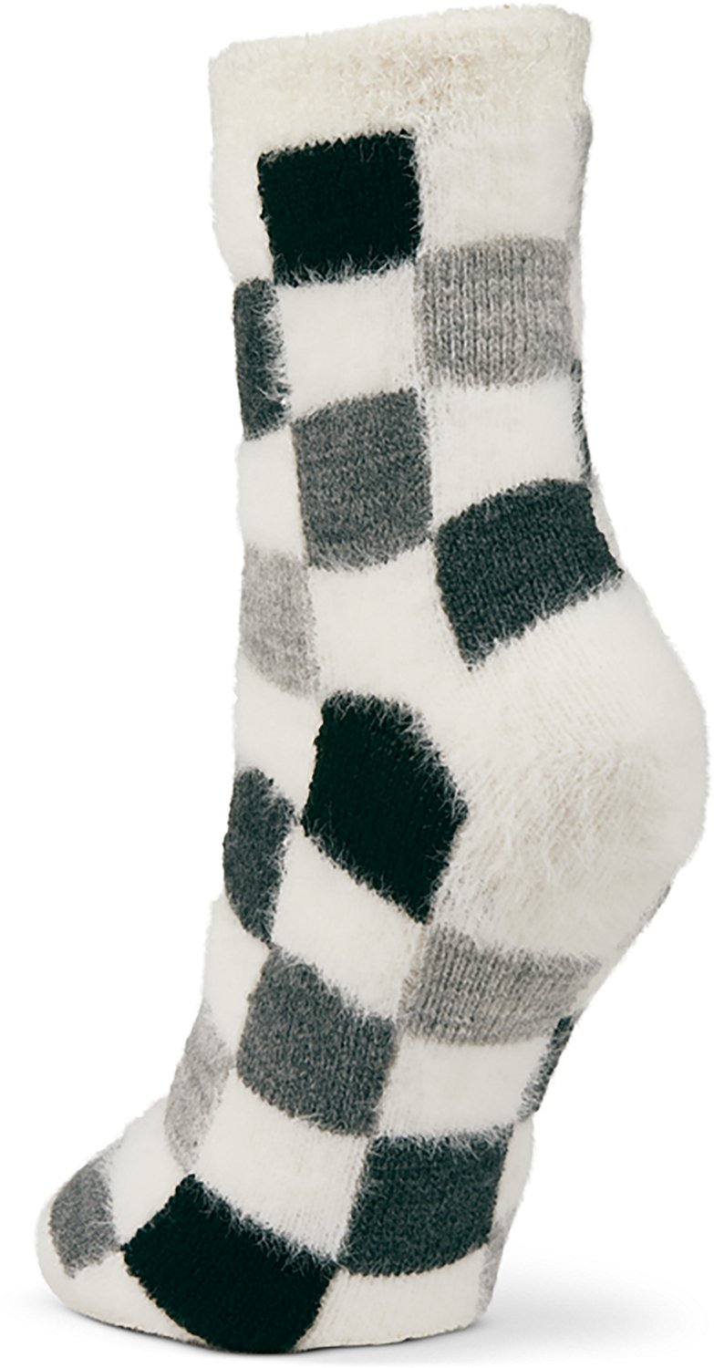 Magellan Outdoors Women's Checkered Lodge Crew Socks - view number 3