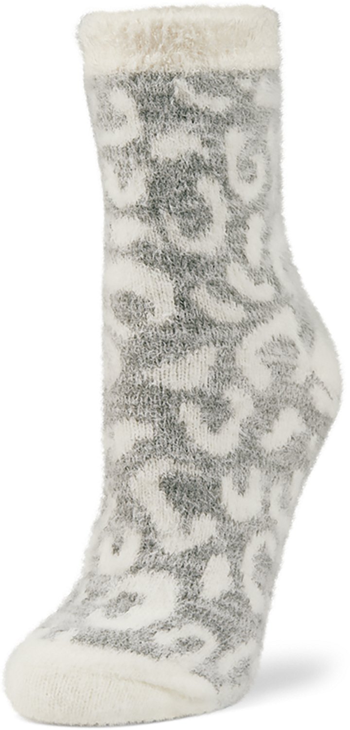 Magellan Outdoors Women's Leopard Lodge Crew Socks - view number 2