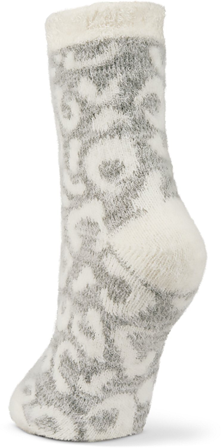 Magellan Outdoors Women's Leopard Lodge Crew Socks - view number 3