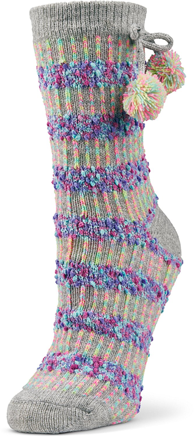 Magellan Outdoors Women's Ombre Popcorn Pom Lodge Crew Socks - view number 2