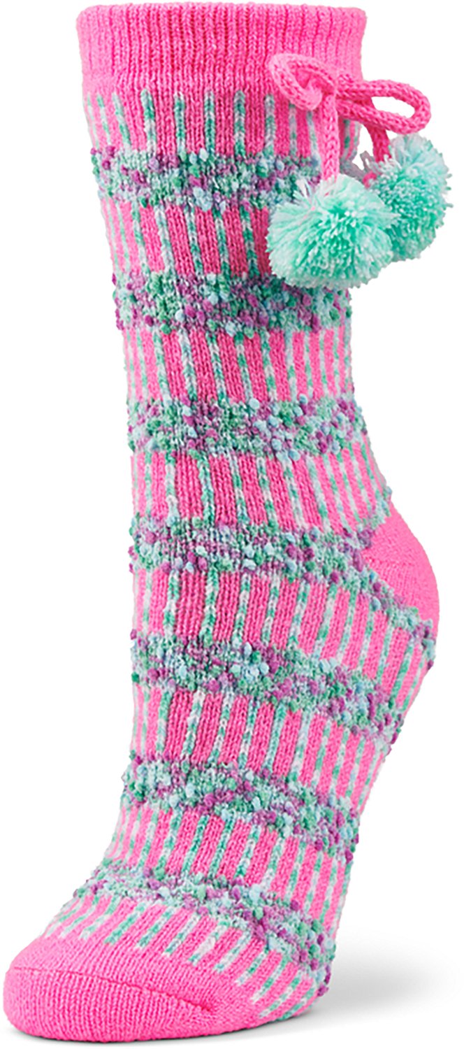 Magellan Outdoors Women's Ombre Popcorn Pom Lodge Crew Socks - view number 2