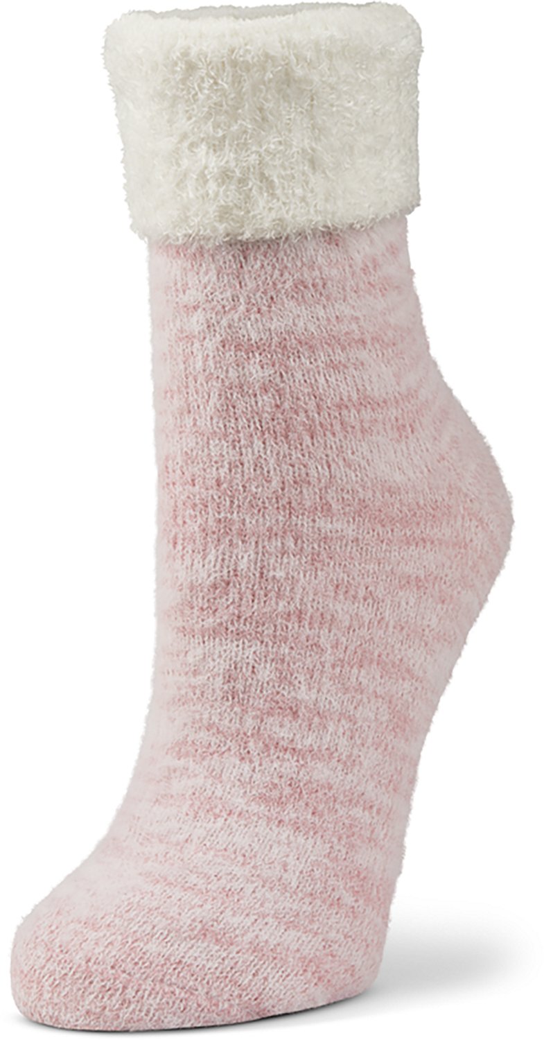 Magellan Outdoors Women's Foldover Heather Lodge Crew Socks - view number 2