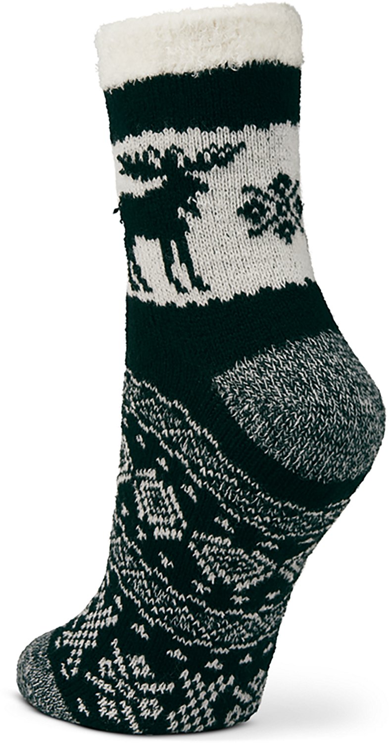 Magellan Outdoors Women's Snowy Moose Lodge Crew Socks - view number 3