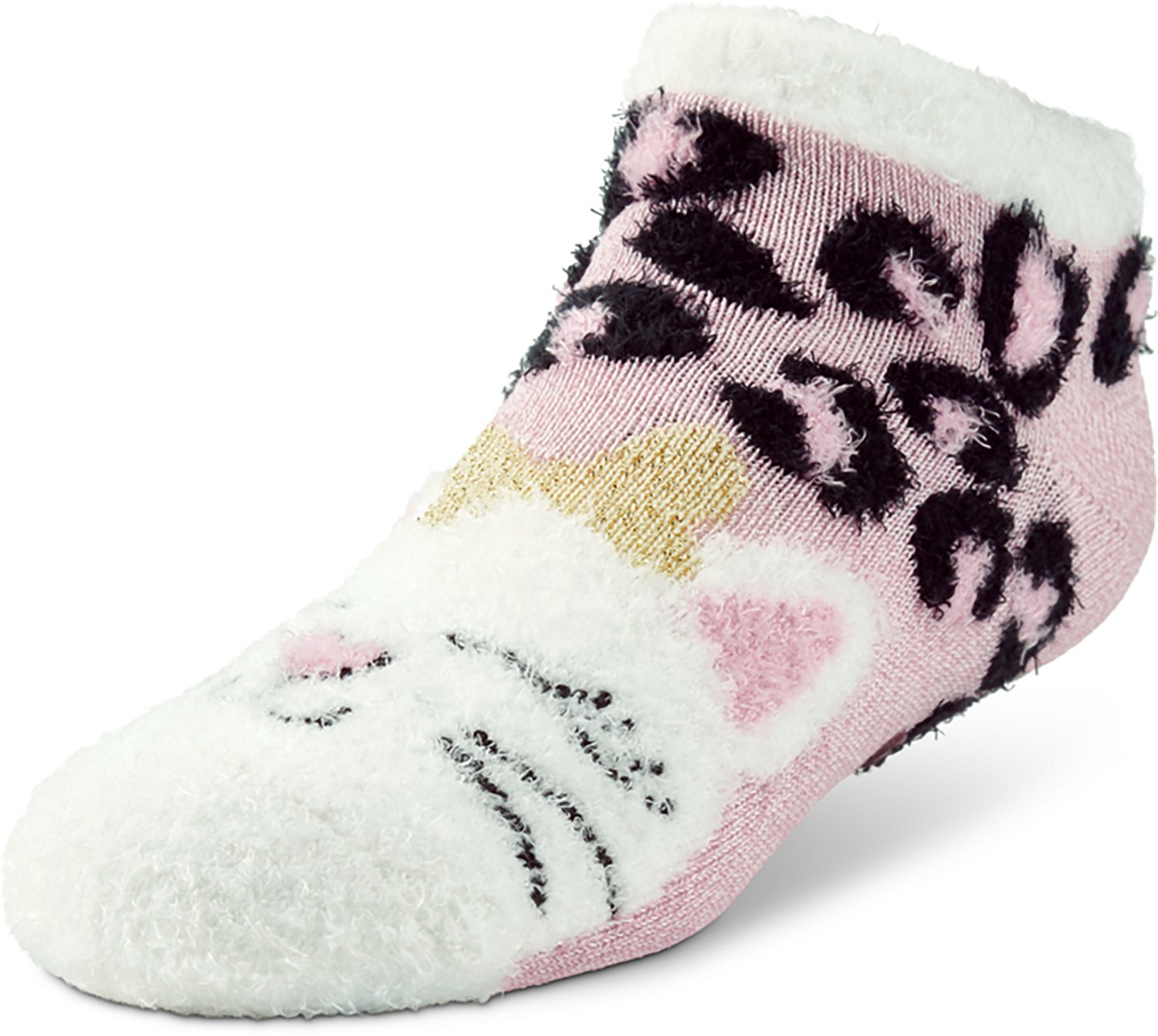 Magellan Outdoors Girls' Cheetah Kitty Lodge Low-Cut Socks - view number 2