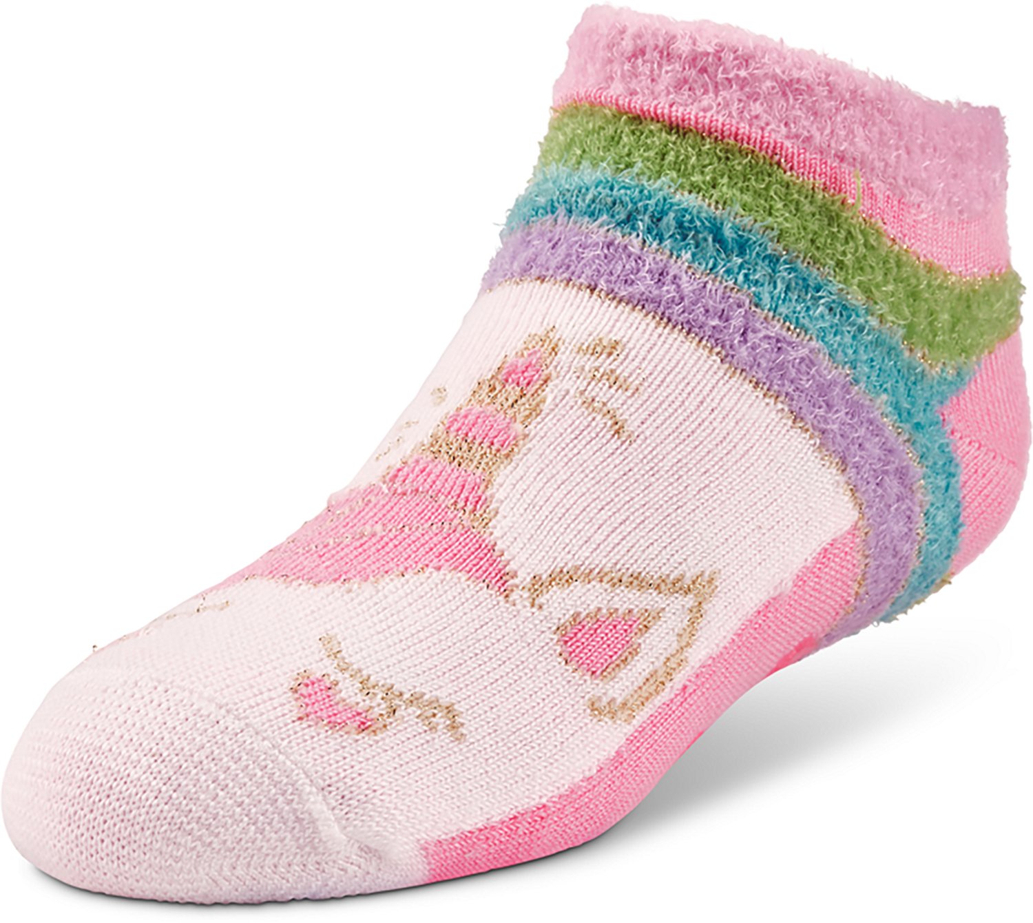 Magellan Outdoors Girls' Rainbow Unicorn Lodge Low-Cut Socks - view number 2