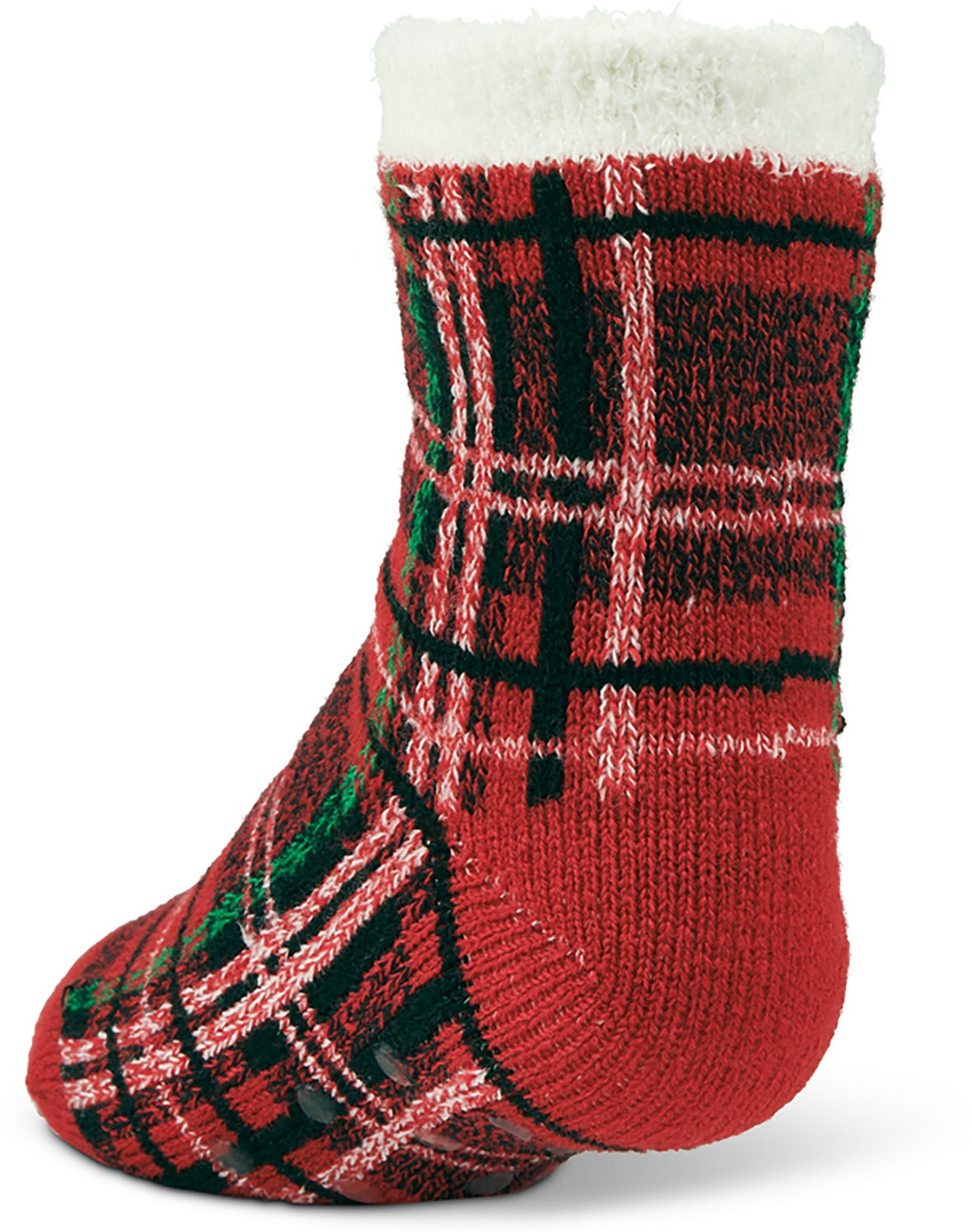 Magellan Outdoors Youth Plaid Lodge Crew Socks - view number 3