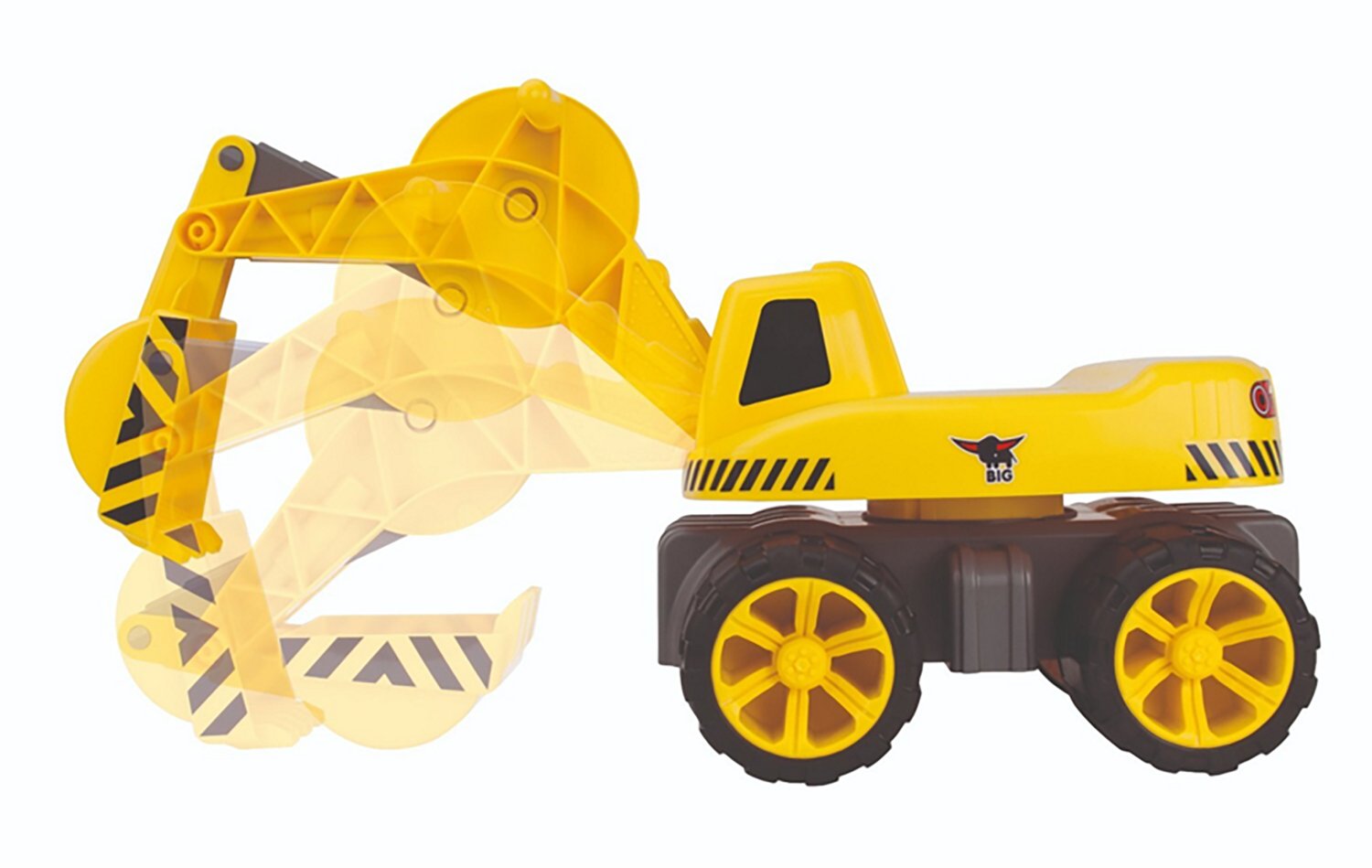 AquaPlay BIG Power Work Maxi Digger Excavator Ride On Toy - view number 3